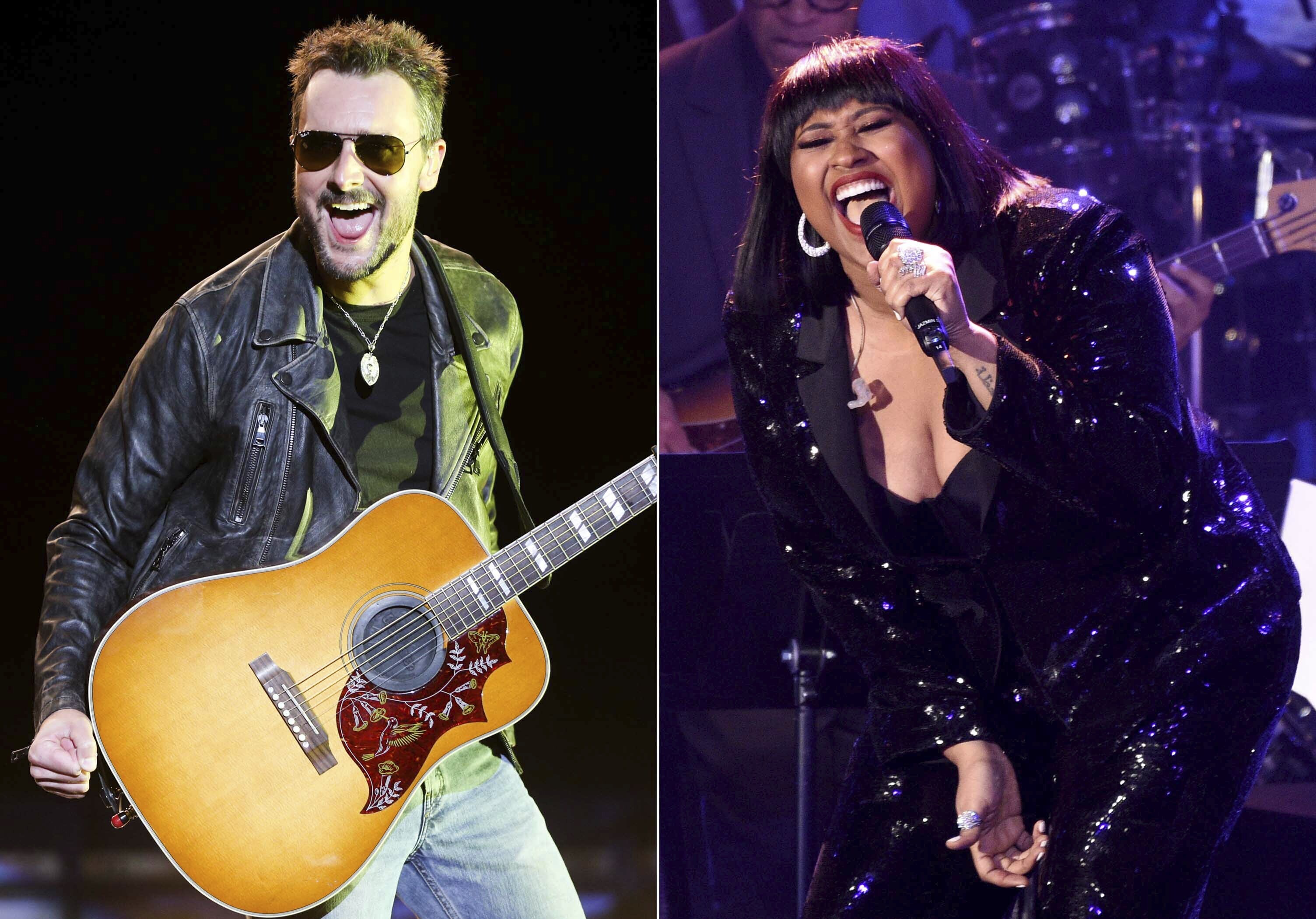 Jazmine Sullivan, Eric Church sing Super Bowl national anthem