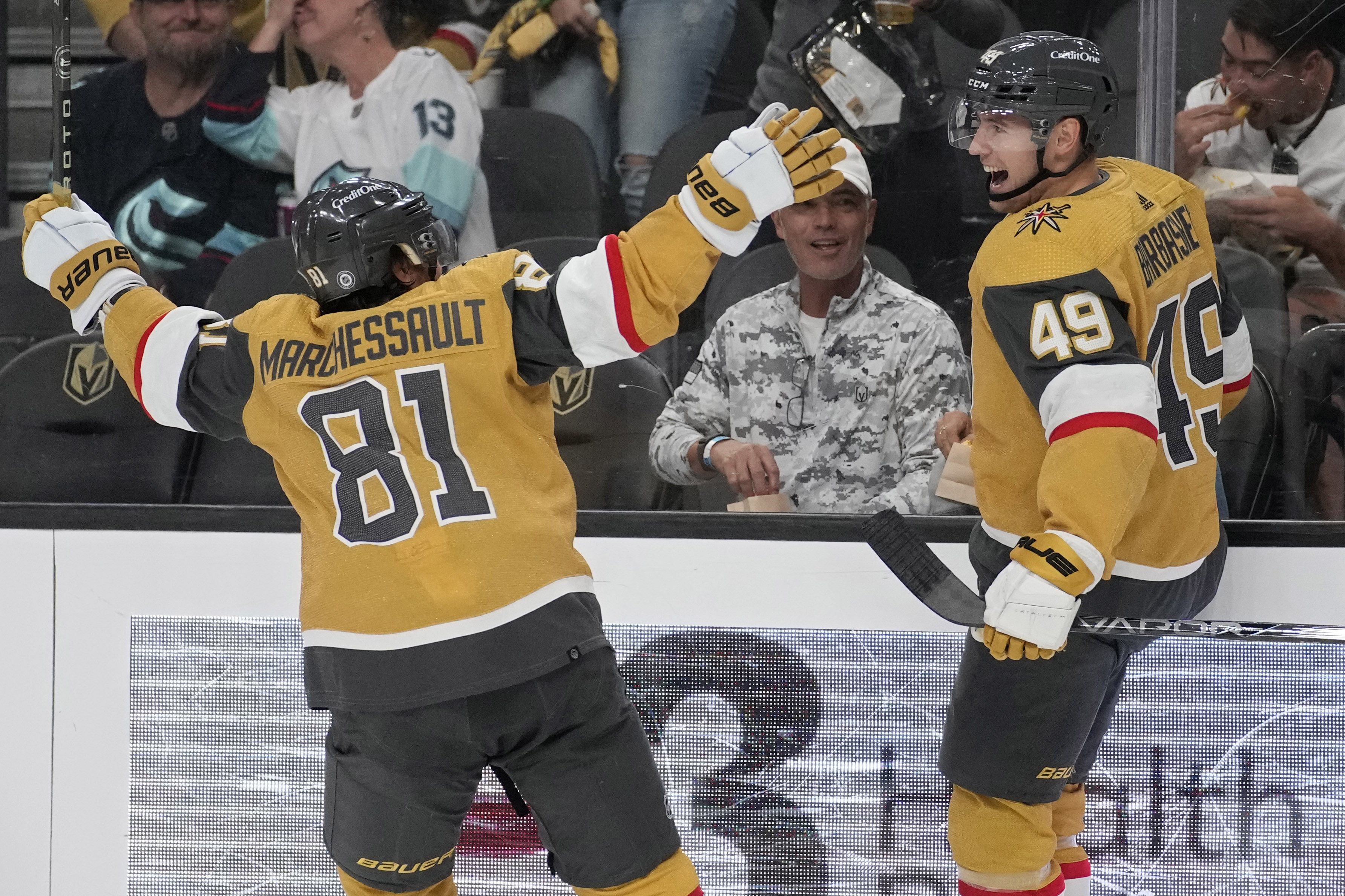 Golden Knights raise Stanley Cup championship banner before season opener