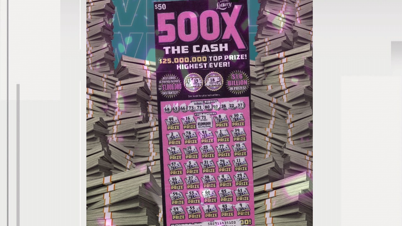 Lake County man claims $1M prize in Florida Lottery scratch-off game