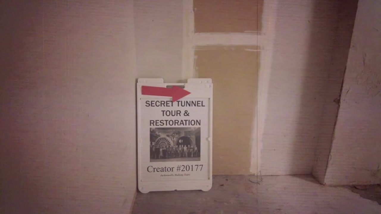 A look at the underground tunnels that once connected downtown Jacksonville