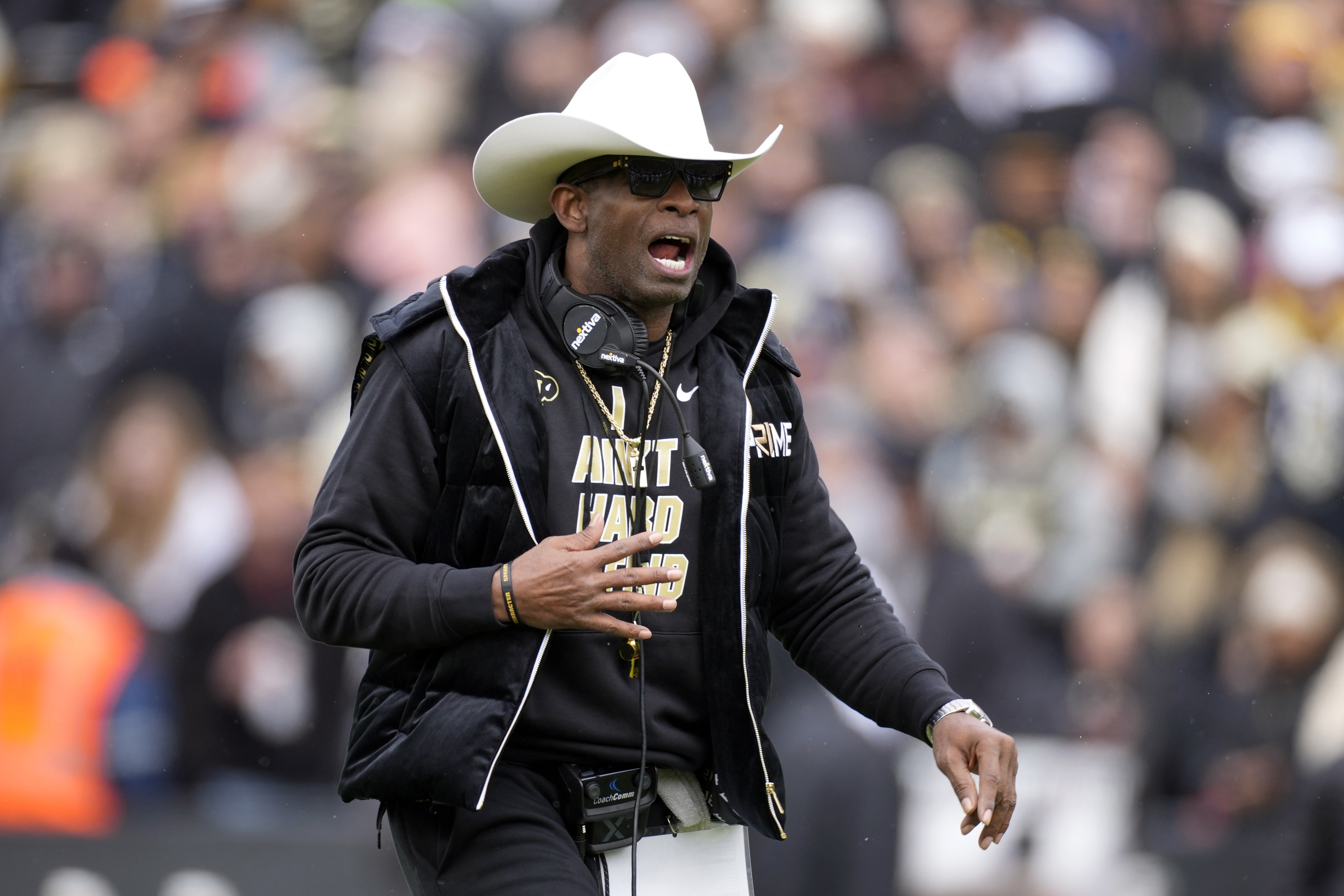 Deion Sanders Shows Bloody Surgical Wound on Foot Three Weeks Post-Op