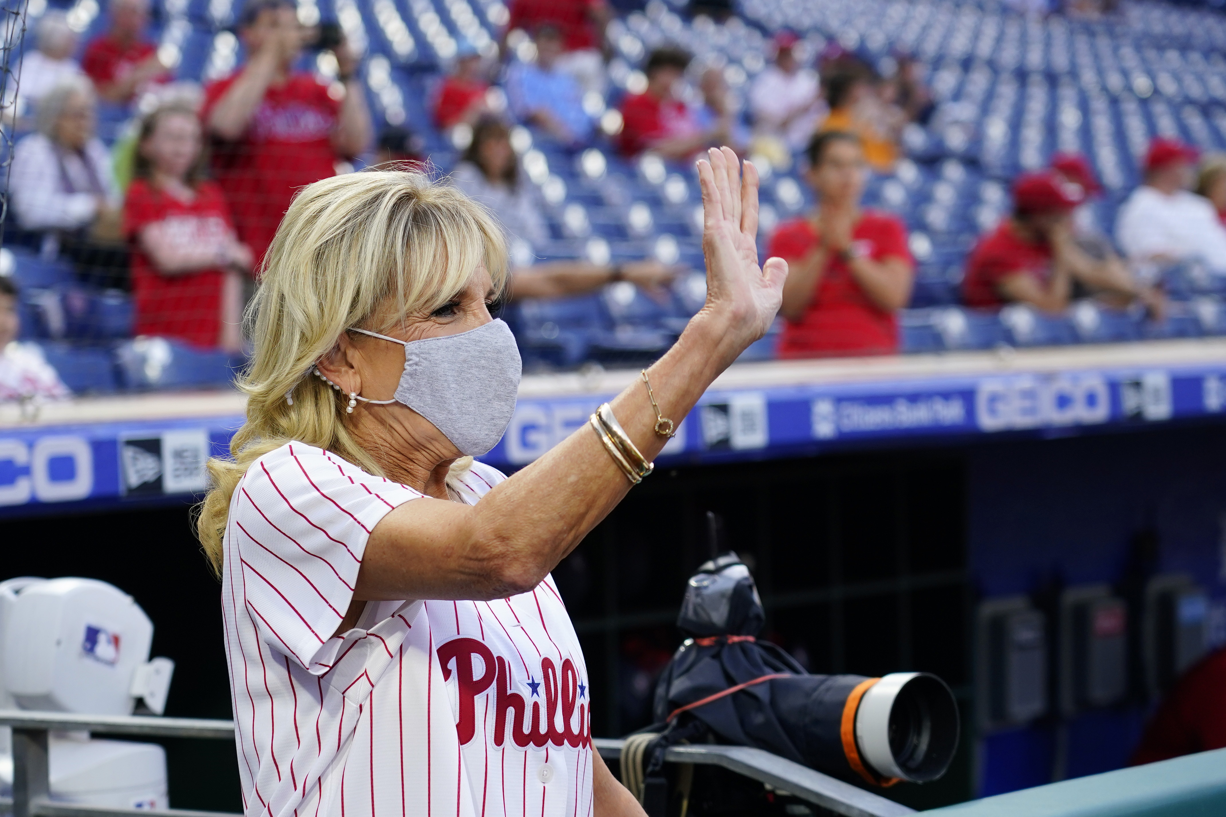 Jill Biden not shy about her 'Philly girl' sports fandom