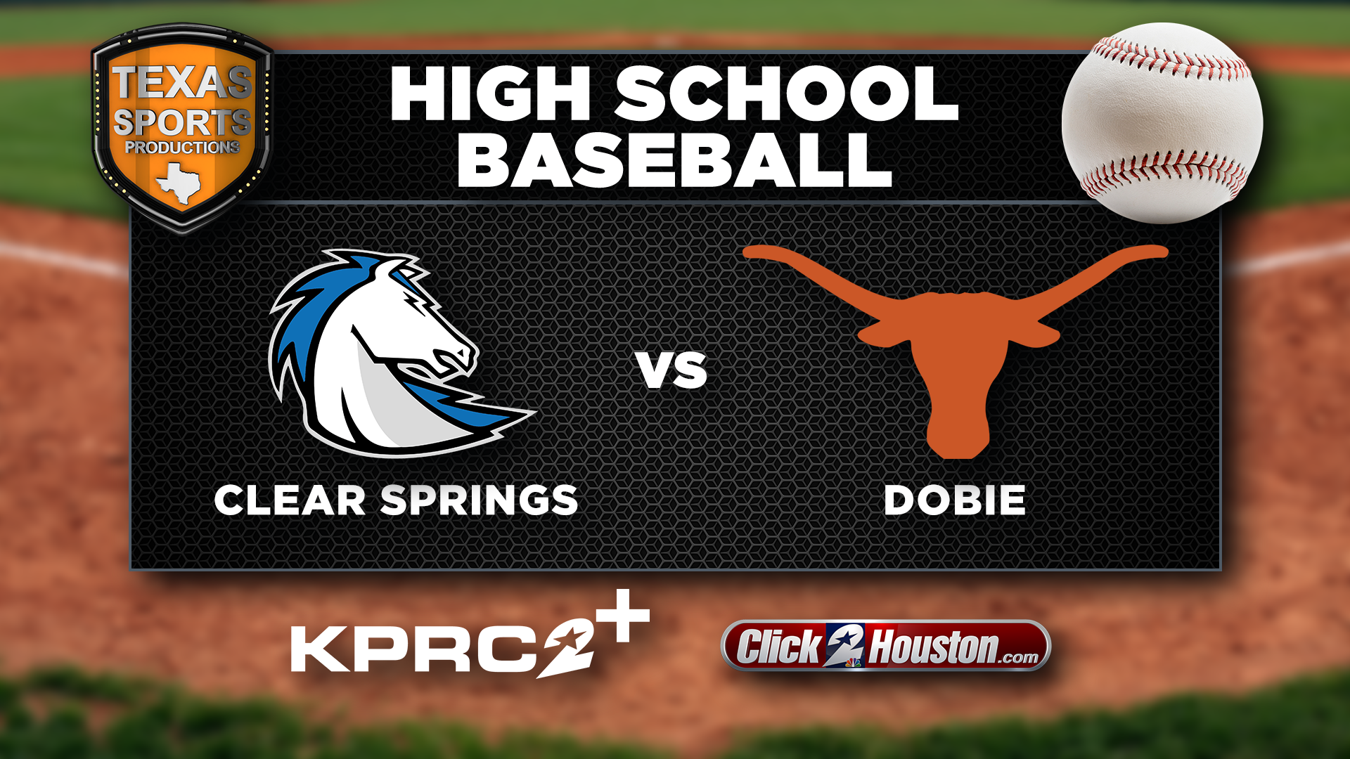 WATCH TODAY High school baseball playoffs live on KPRC 2+