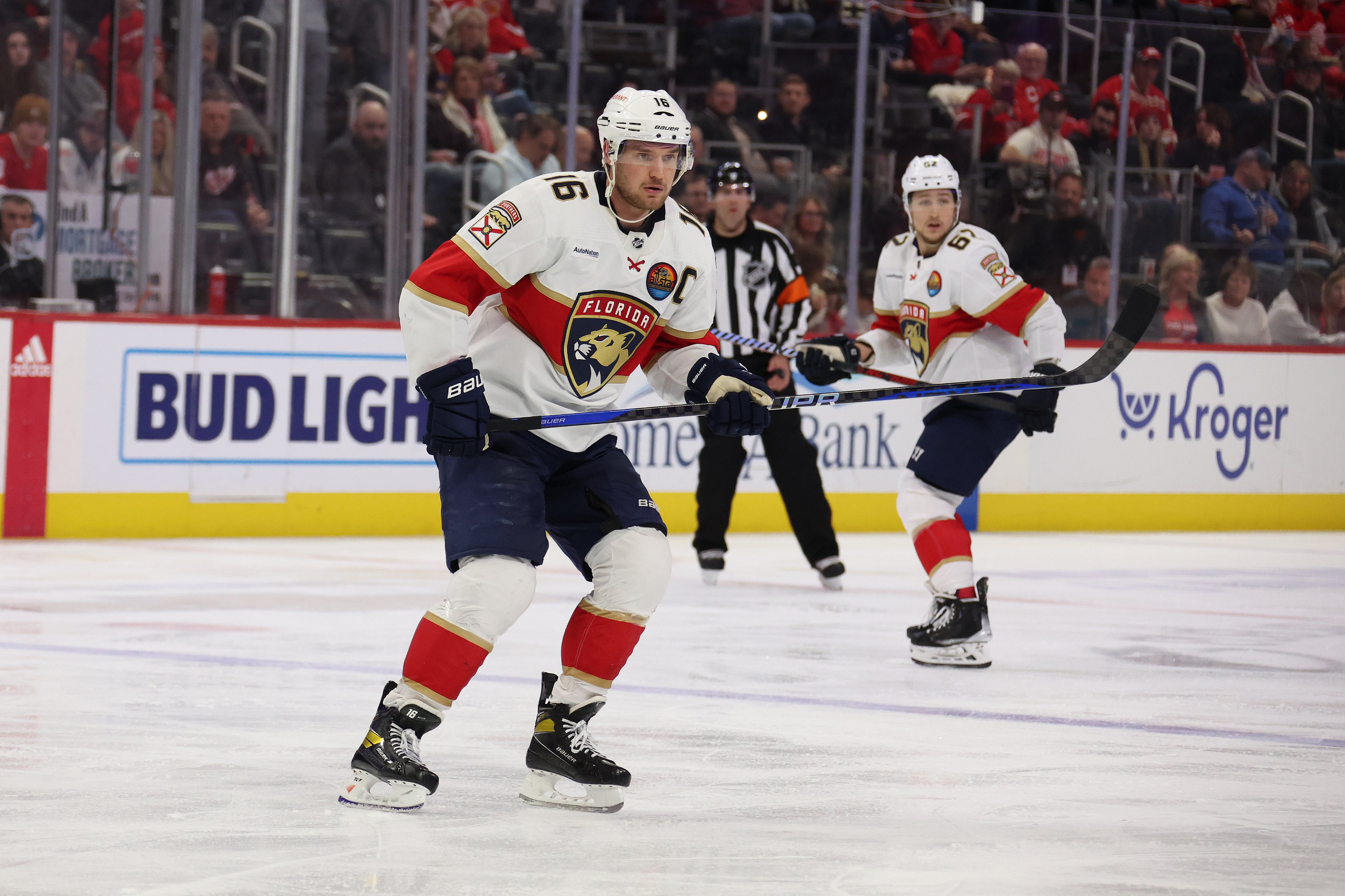 Barkov sets Panthers' points mark in win over Red Wings
