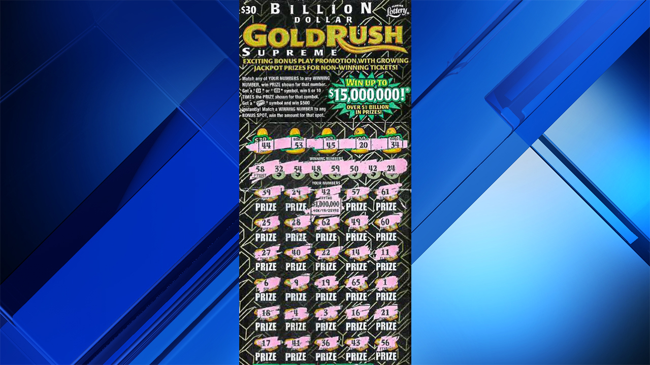 Florida Lottery S Richest Scratch Off Makes Man A Millionaire