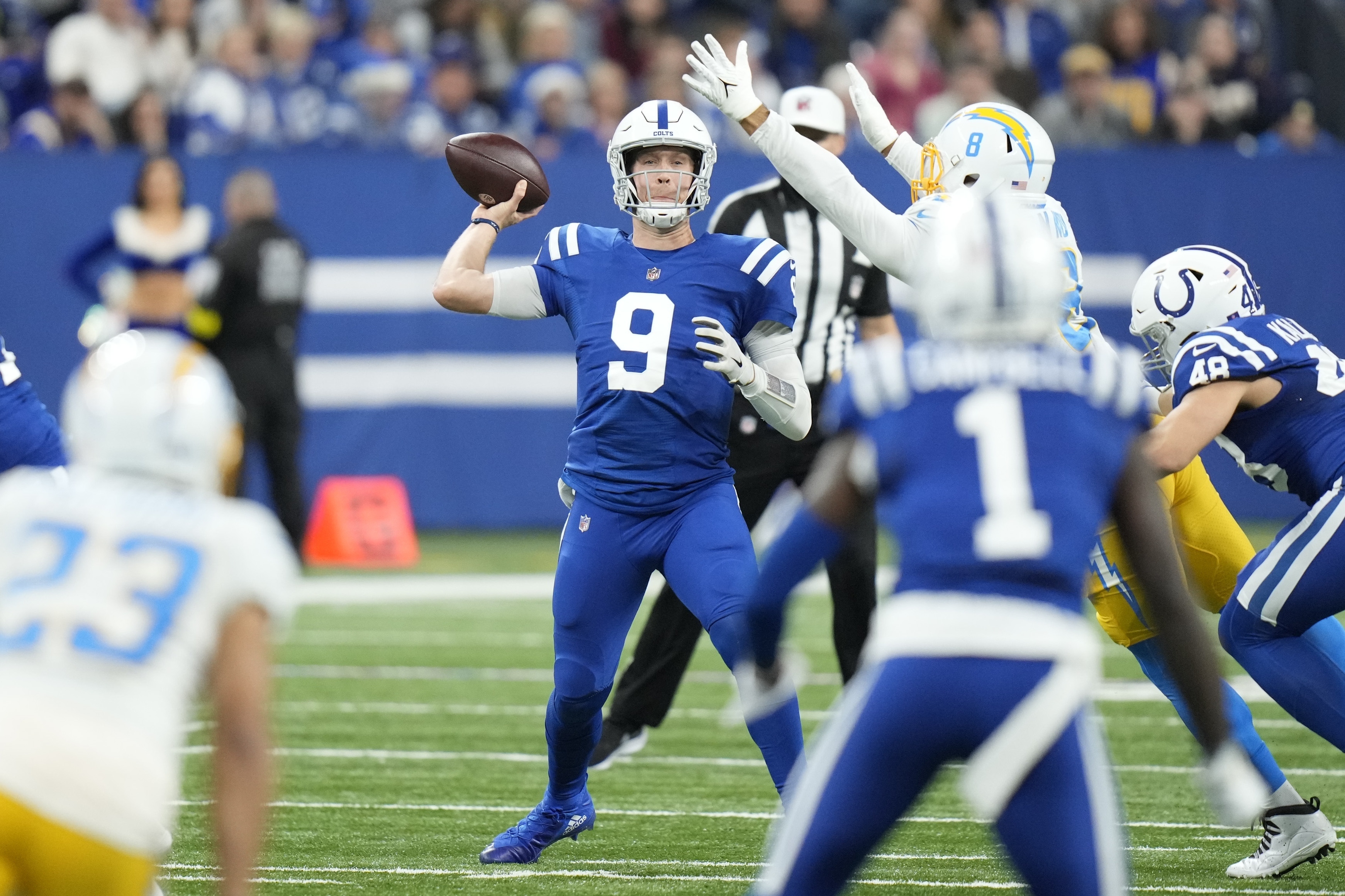 Chargers 20-3 Colts: Chargers return to playoffs after three-year absence  with three Nick Foles' interceptions on MNF