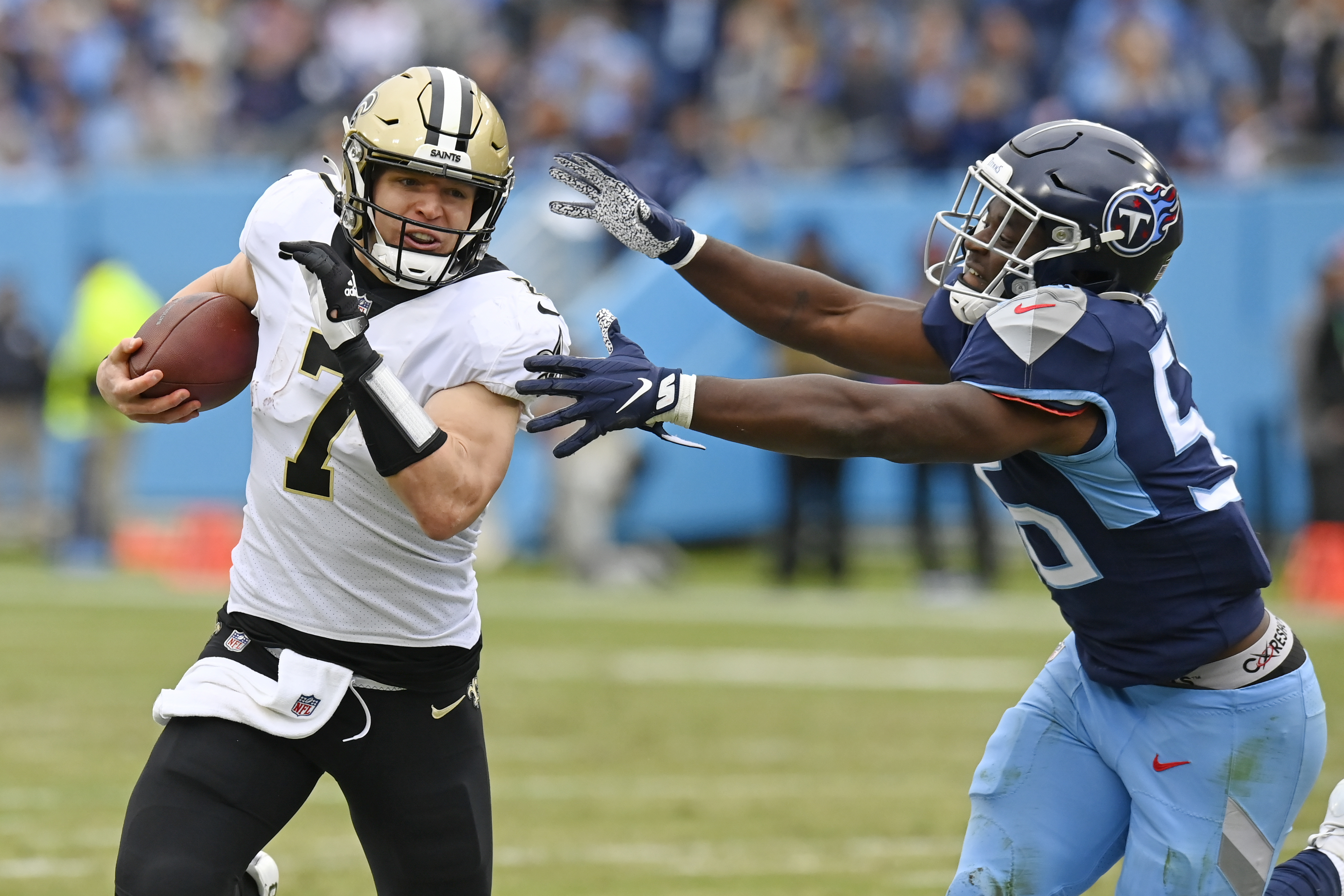 Titans' NFL-best winning streak now 6, edge Saints 23-21 - The San