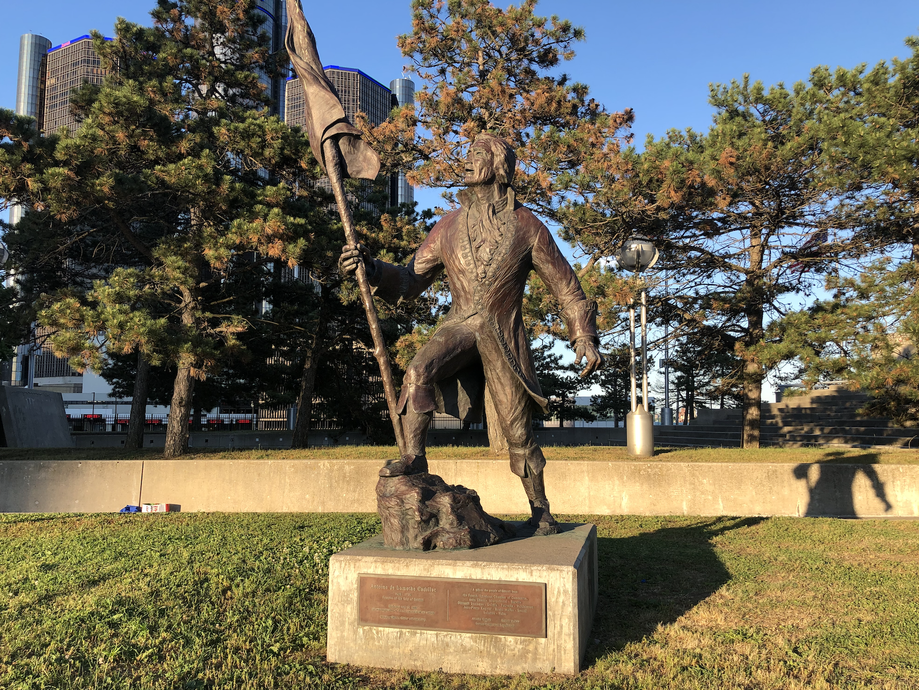 The Spirit of Detroit statue is now wearing a Lions jersey - The Washington  Post