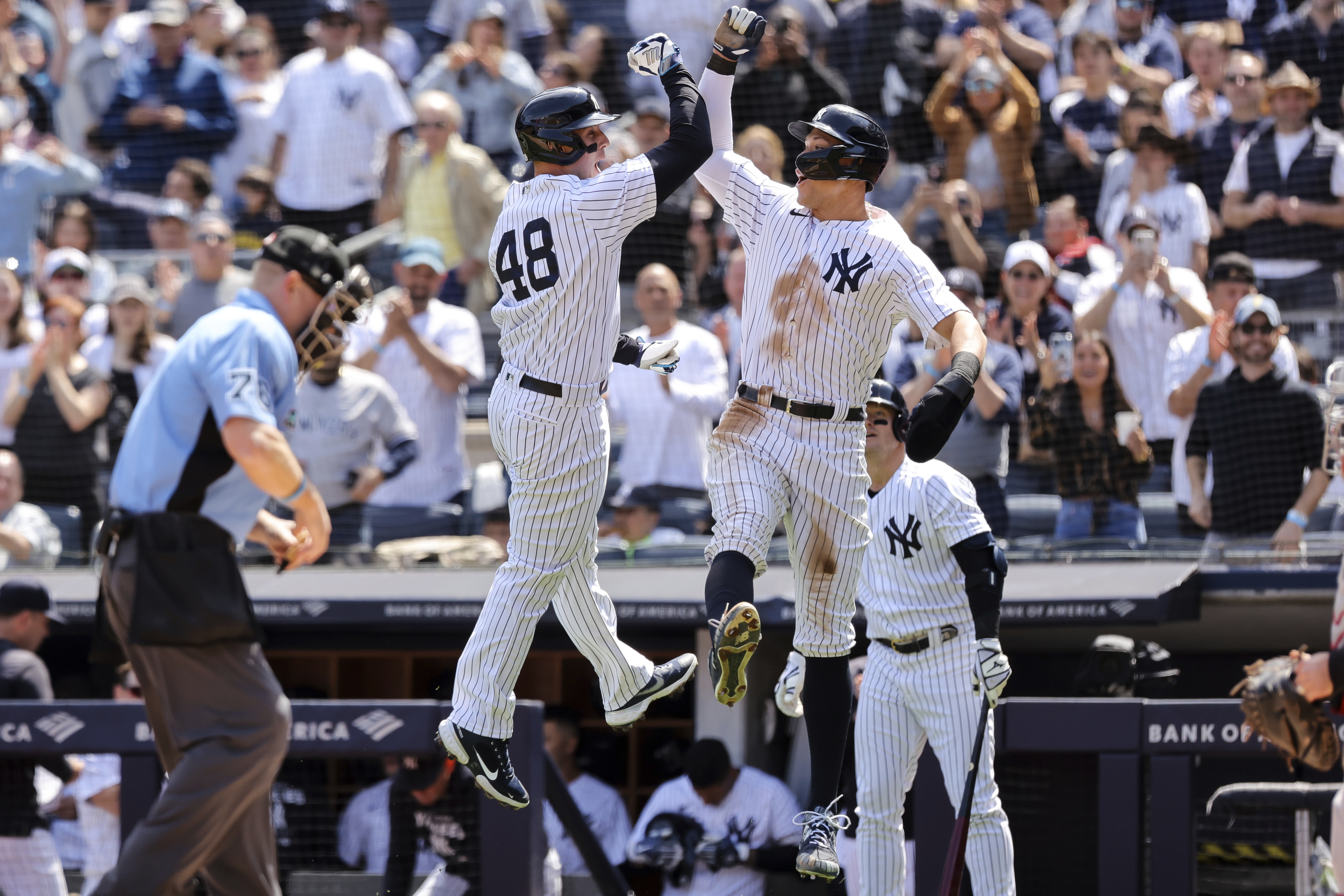 Cole, Yanks sweep Guardians in series blighted by fan issues