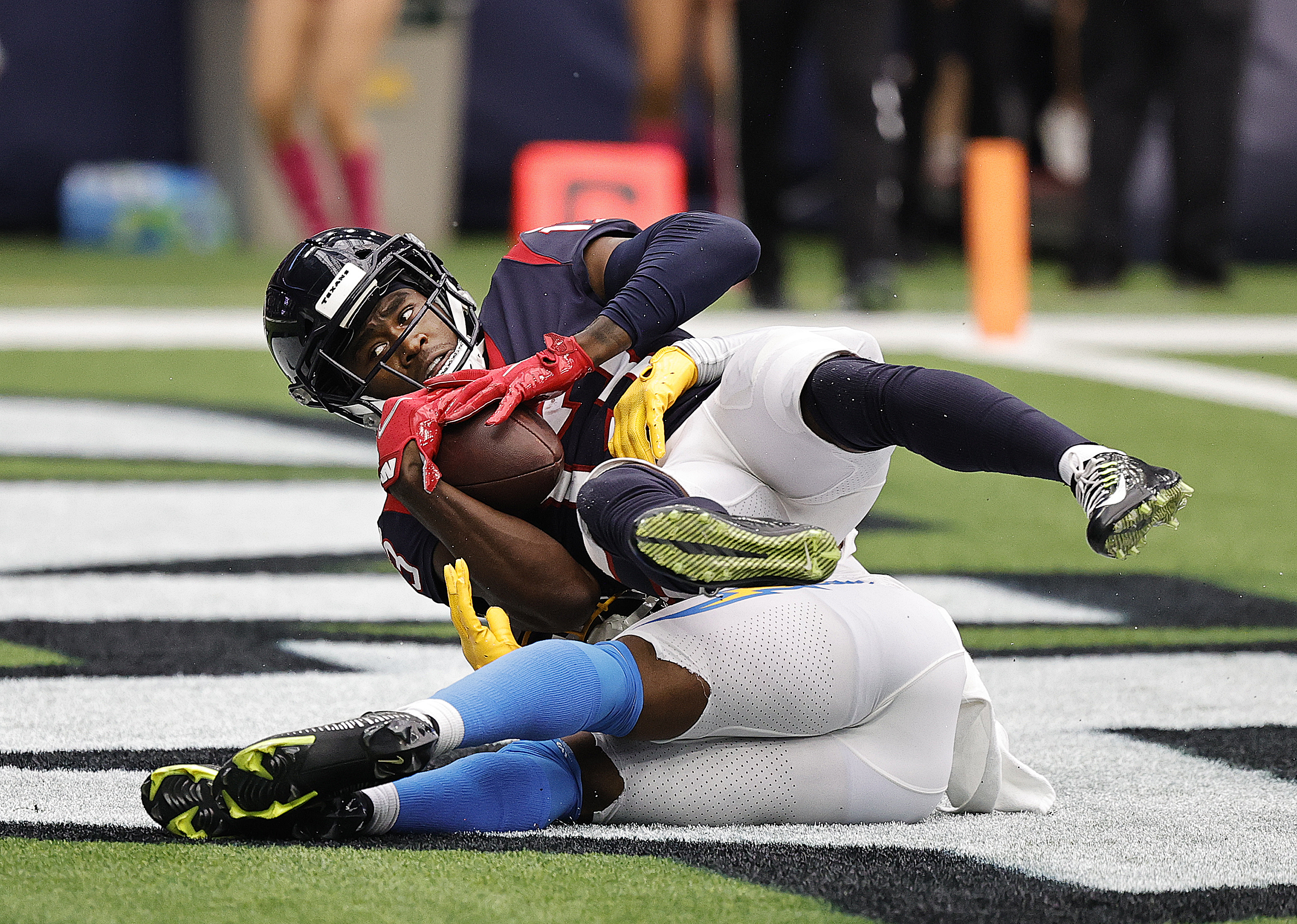 Brandin Cooks of the Houston Texans catches the ball for a touchdown  News Photo - Getty Images