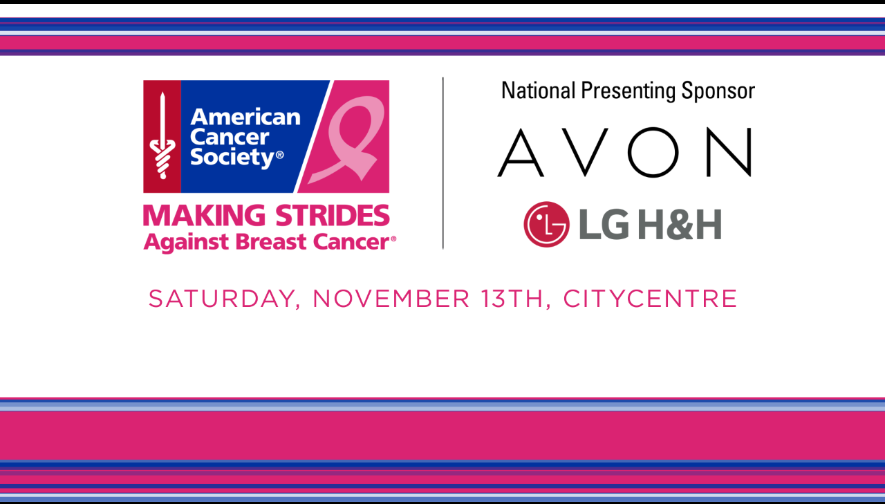 American Cancer Society Making Strides Against Breast Cancer - Are