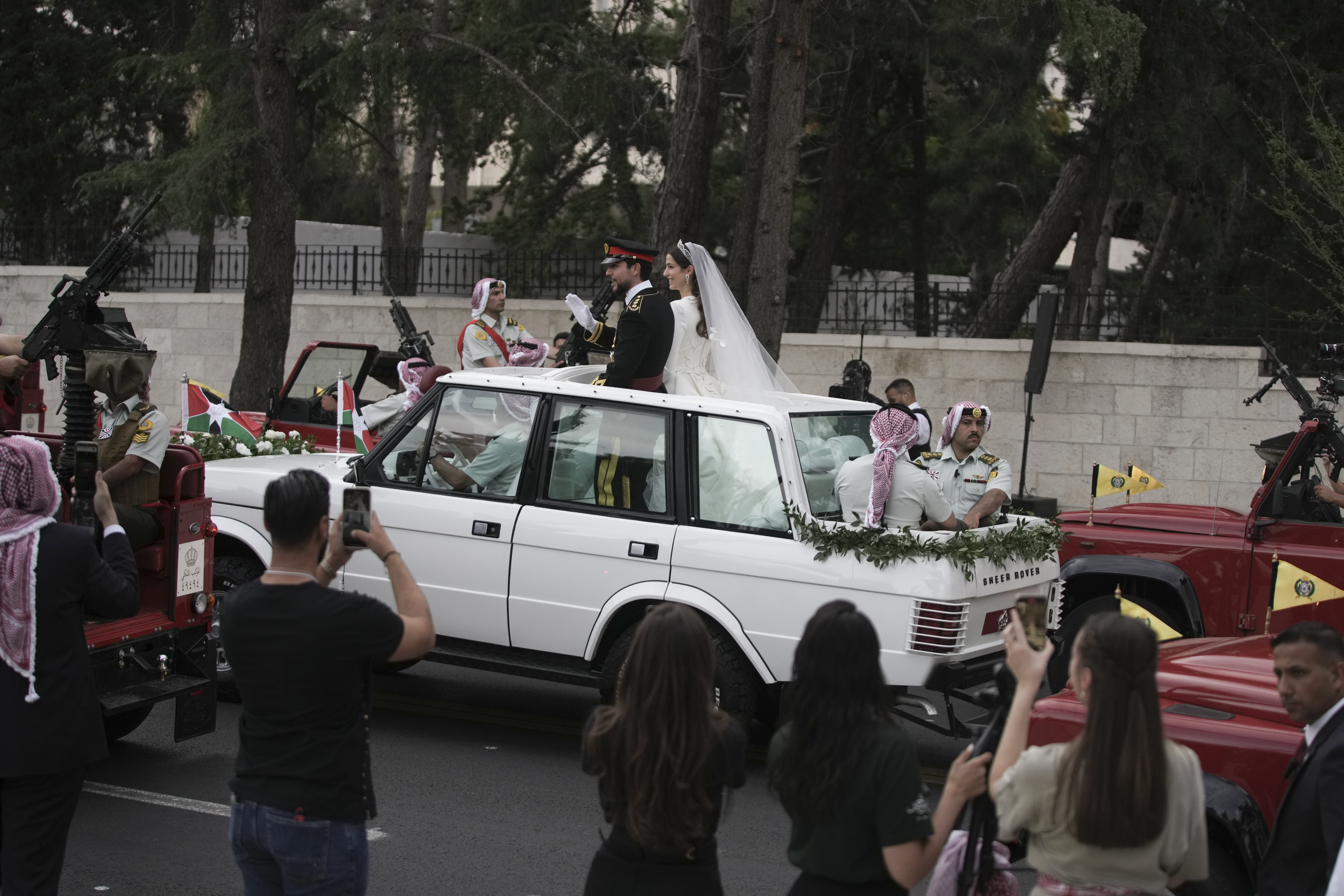 Jordan's capital turns into open-air party for first major royal