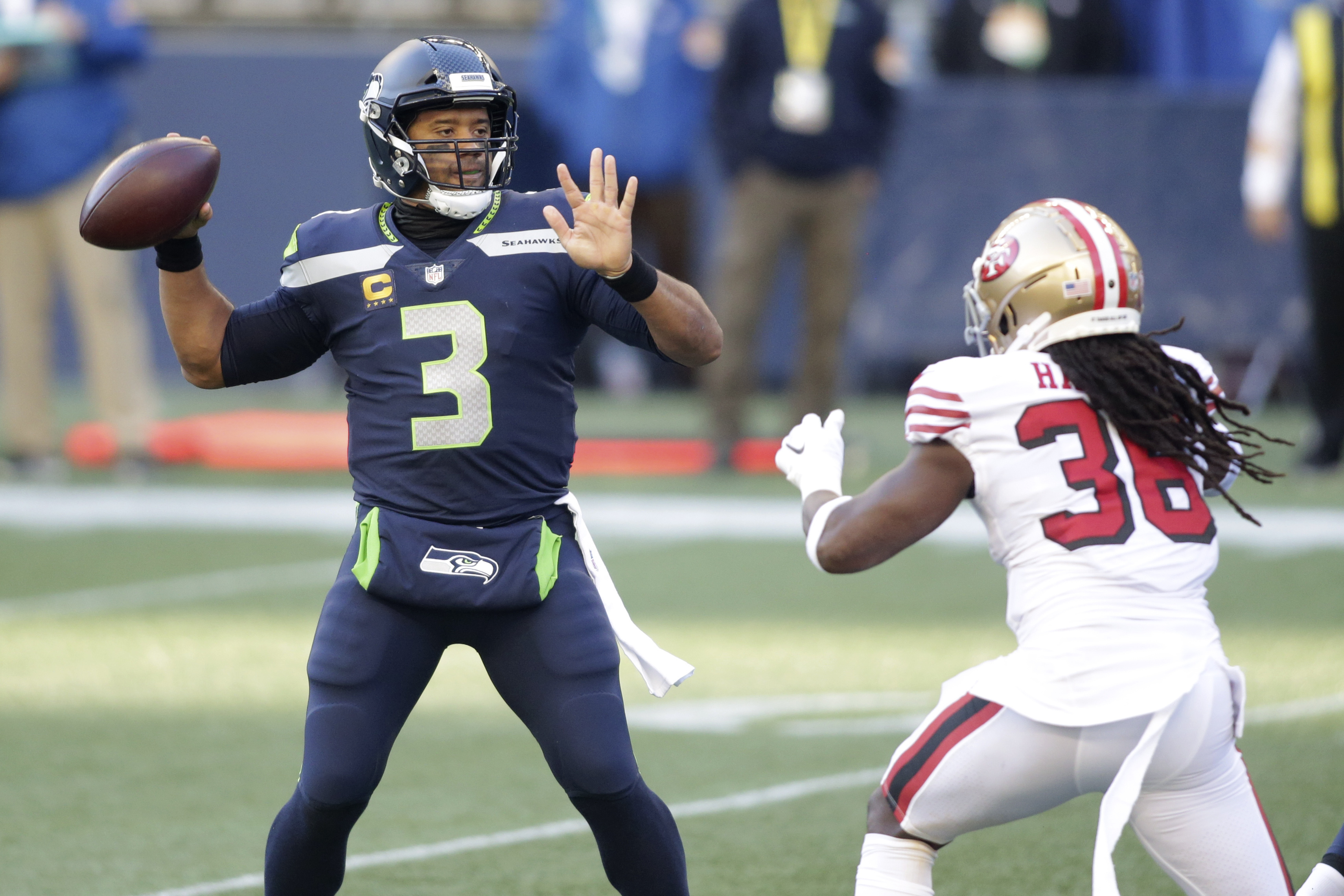 Jimmy Garoppolo with a touchdown pass to Ross Dwelley - San