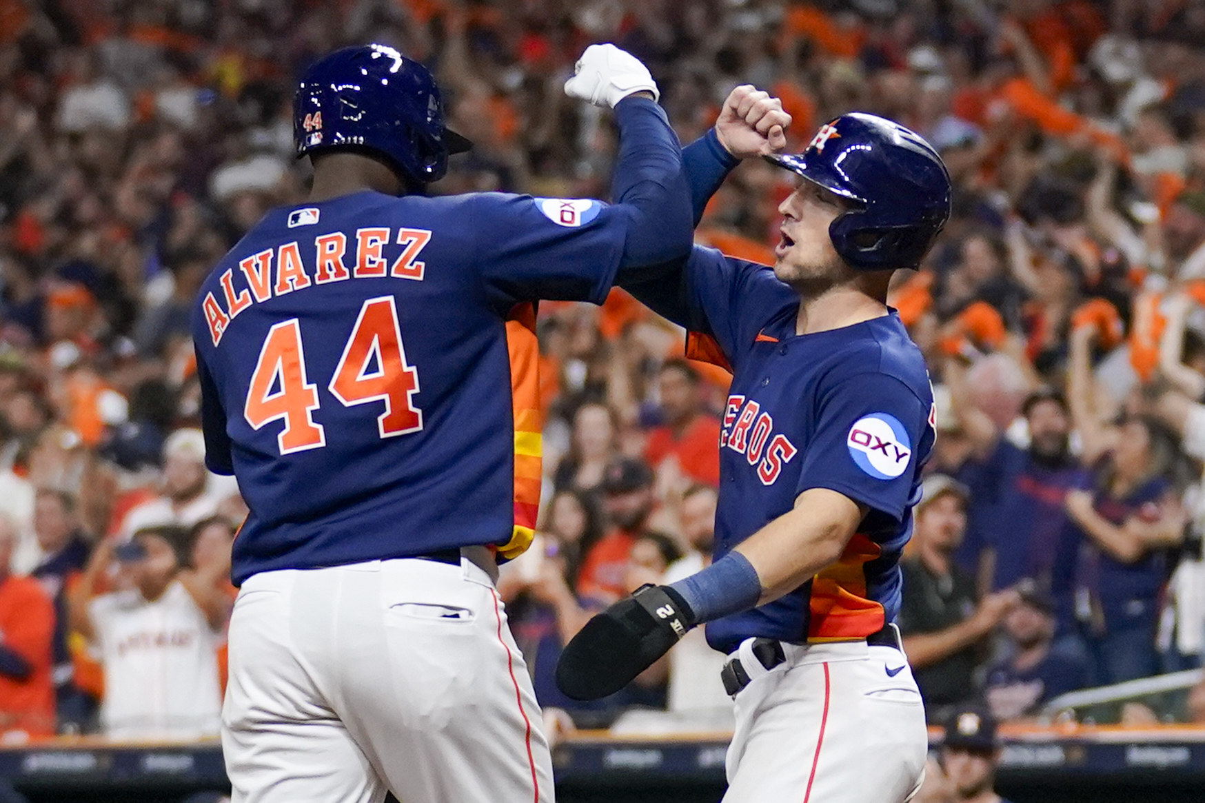 Abreu homers, drives in 3 as Astros hold off Guardians 6-4