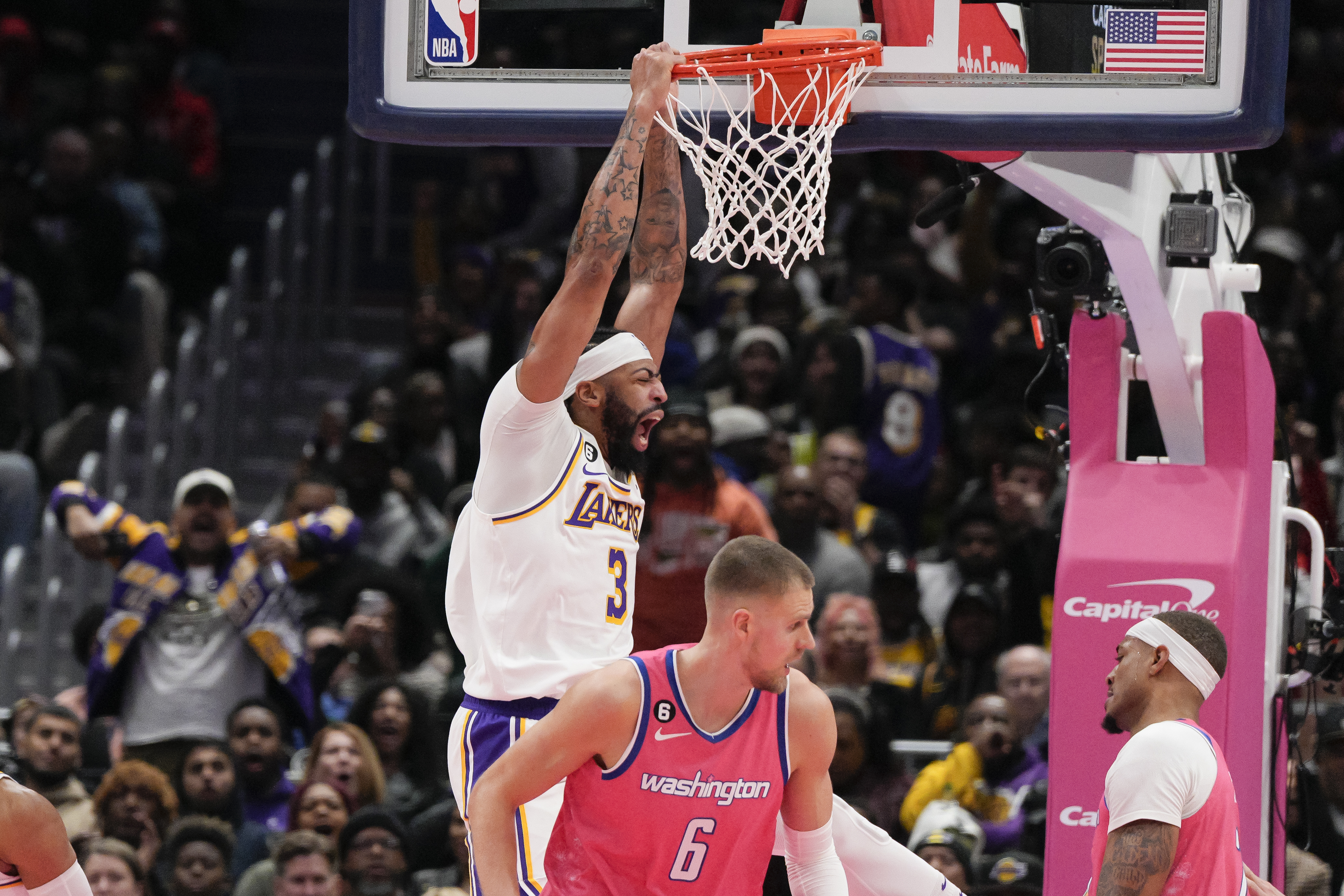 Lakers vs. Wizards Final Score: Anthony Davis dominates in another win -  Silver Screen and Roll