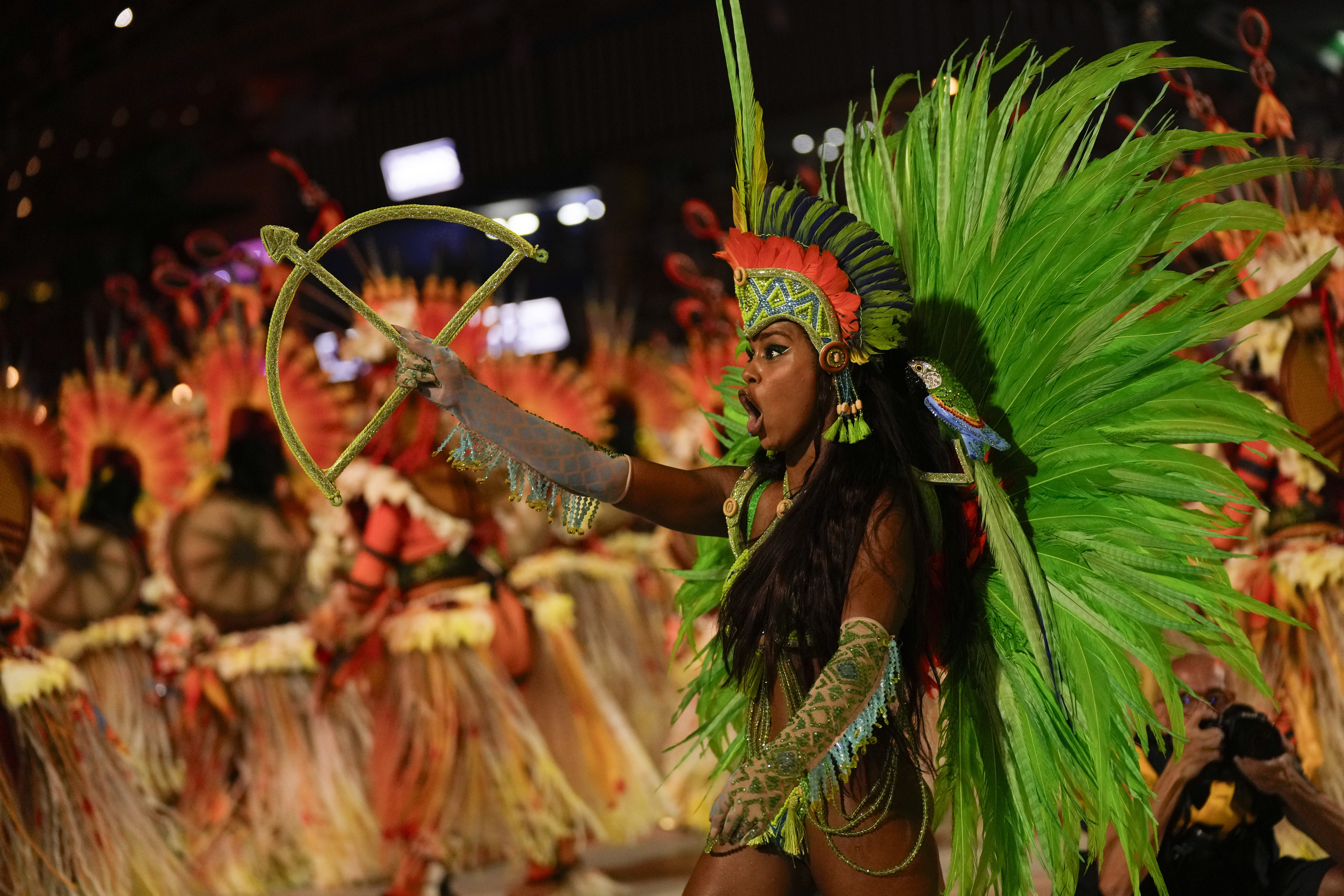 Message to stop illegal mining in Indigenous lands on display at Brazil's  carnival