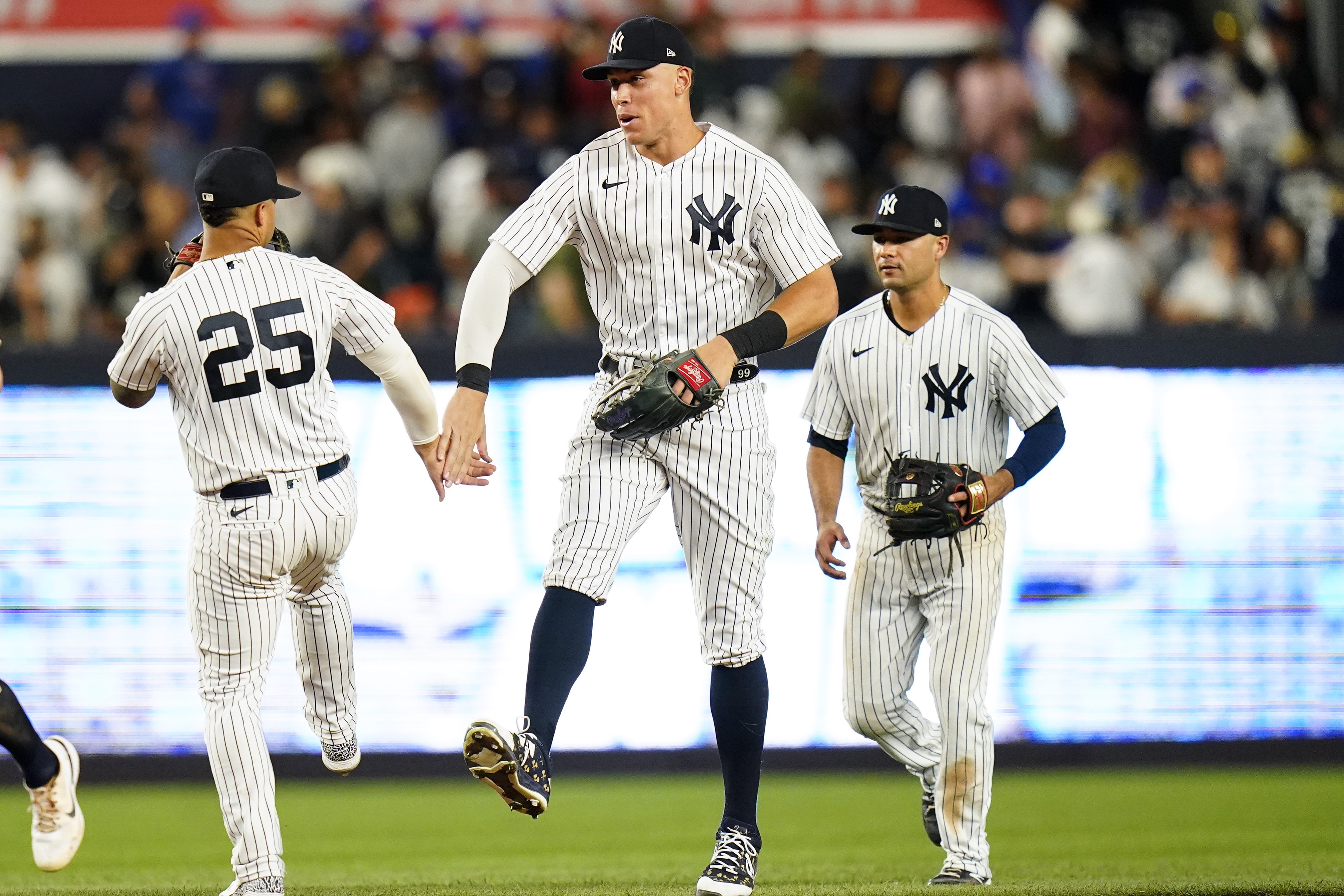 How are Yankees' Aaron Judge, Giancarlo doing on Triple-A rehab? 