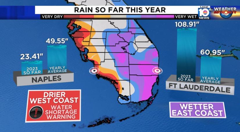 Fort Lauderdale residents experience rainiest year ever recorded