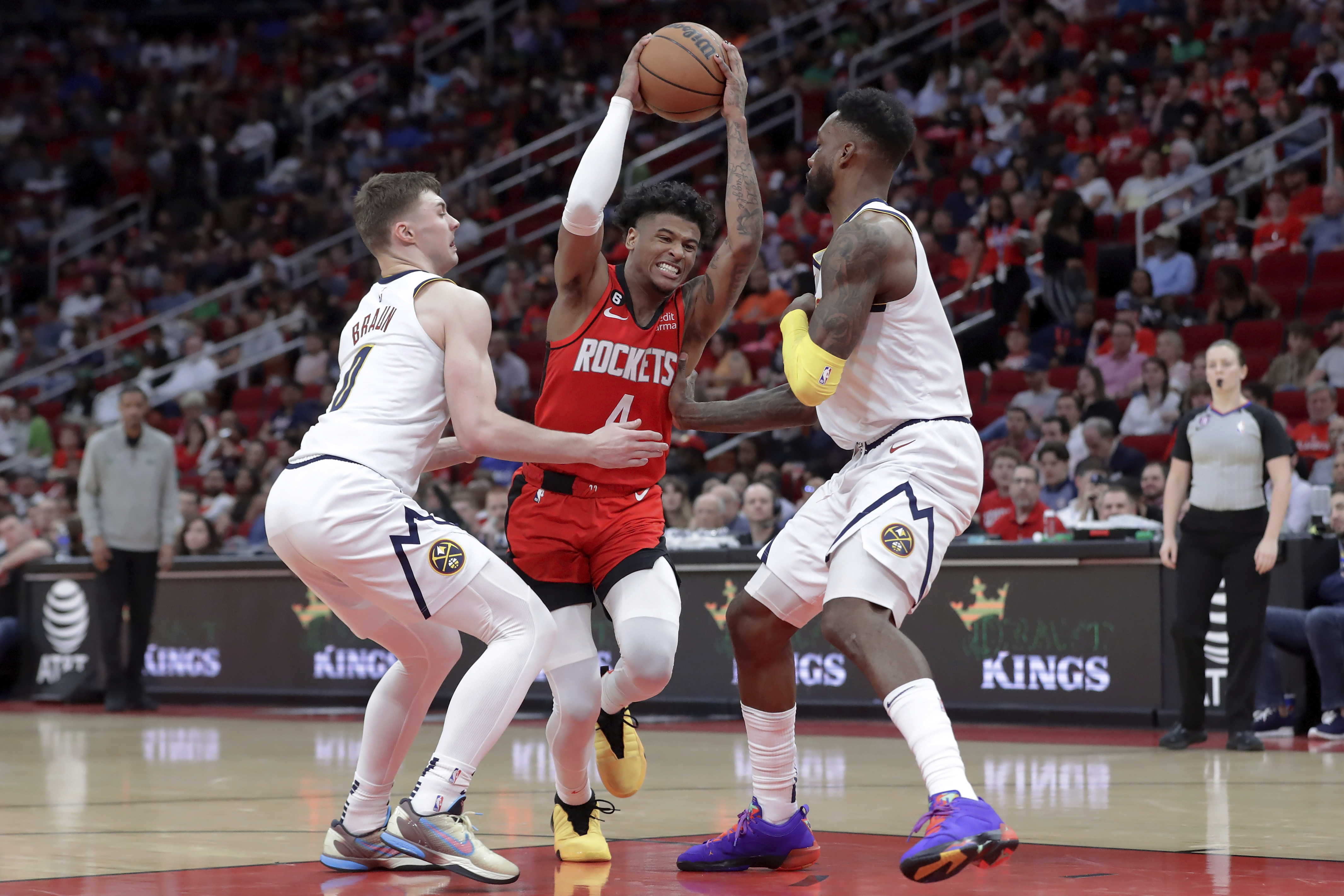 Rockets prevent Nuggets from clinching West with 124-103 win