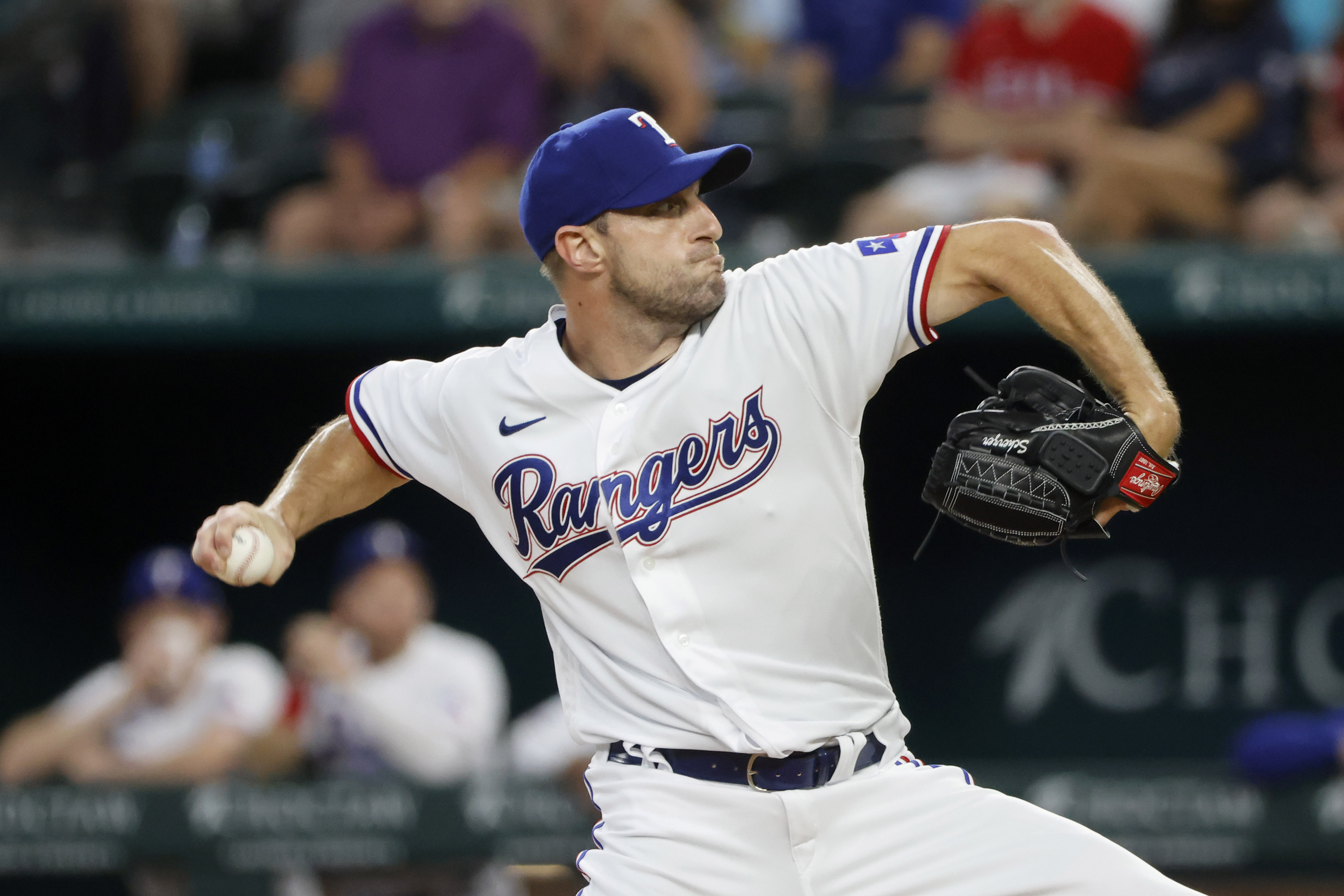 AL West-leading Texas Rangers get 7 scoreless innings from