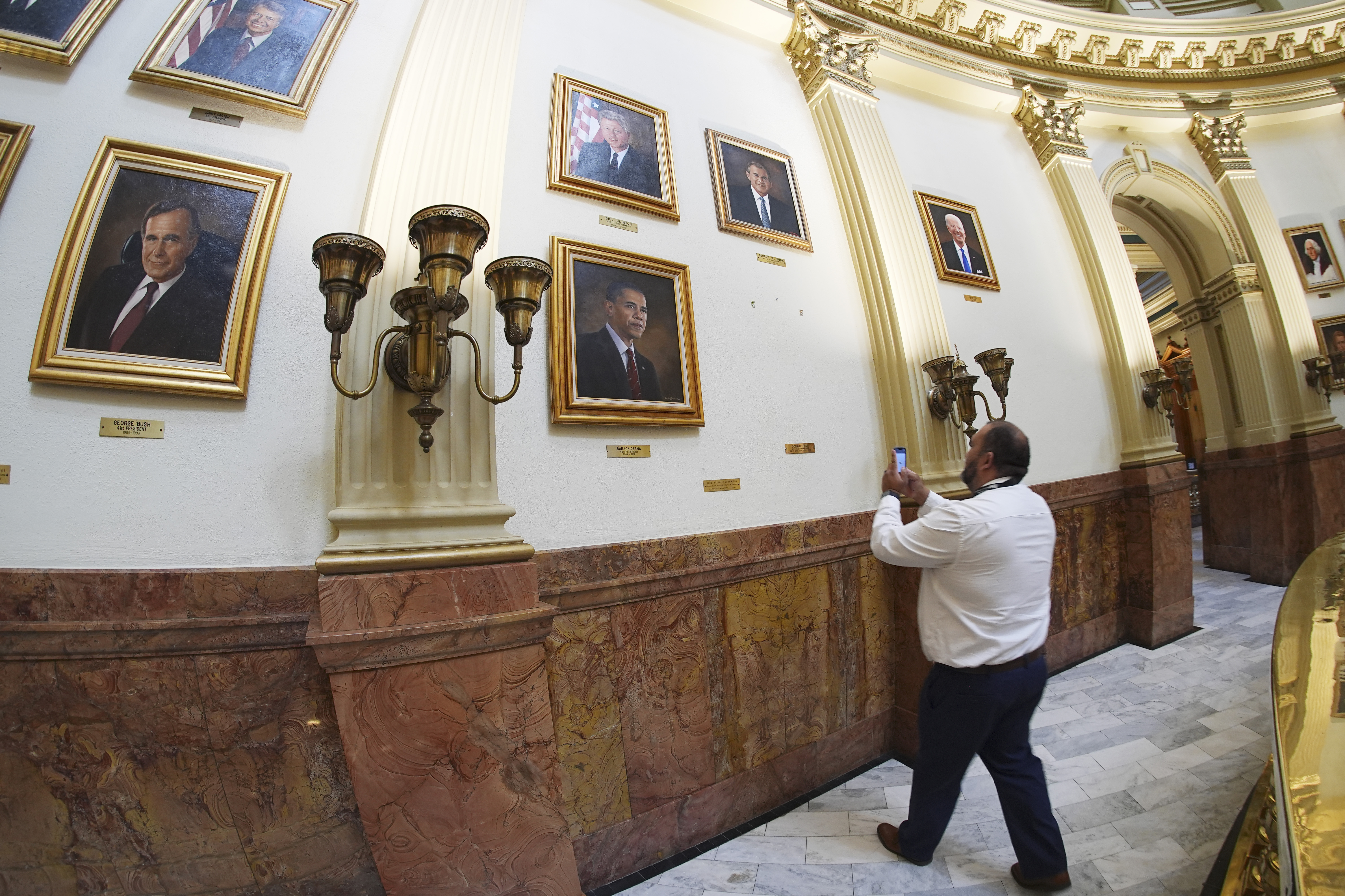 A new Trump portrait for Colorado's Capitol could take time after