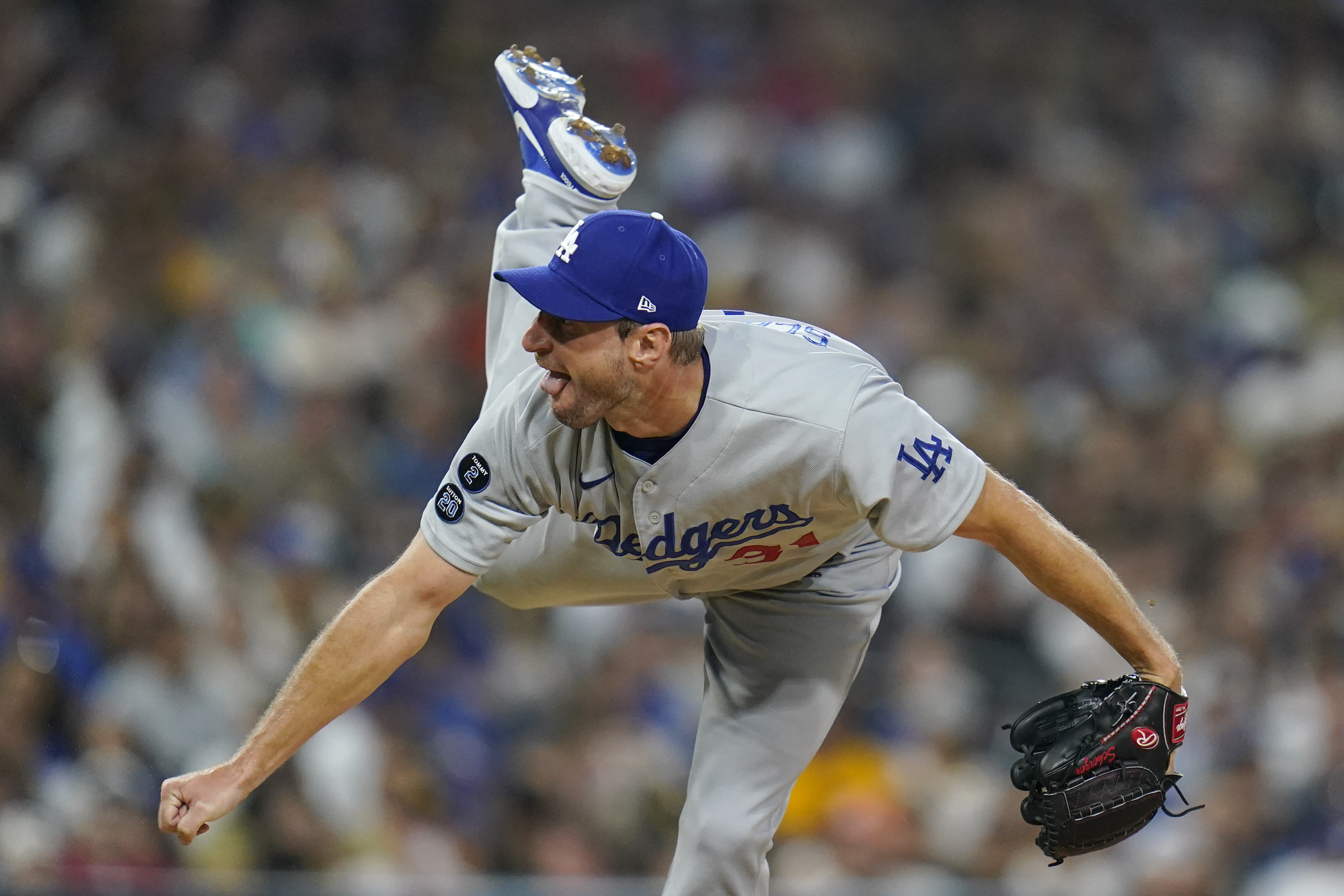 Max Scherzer and the Dodgers savor a narrow, difficult, monumental