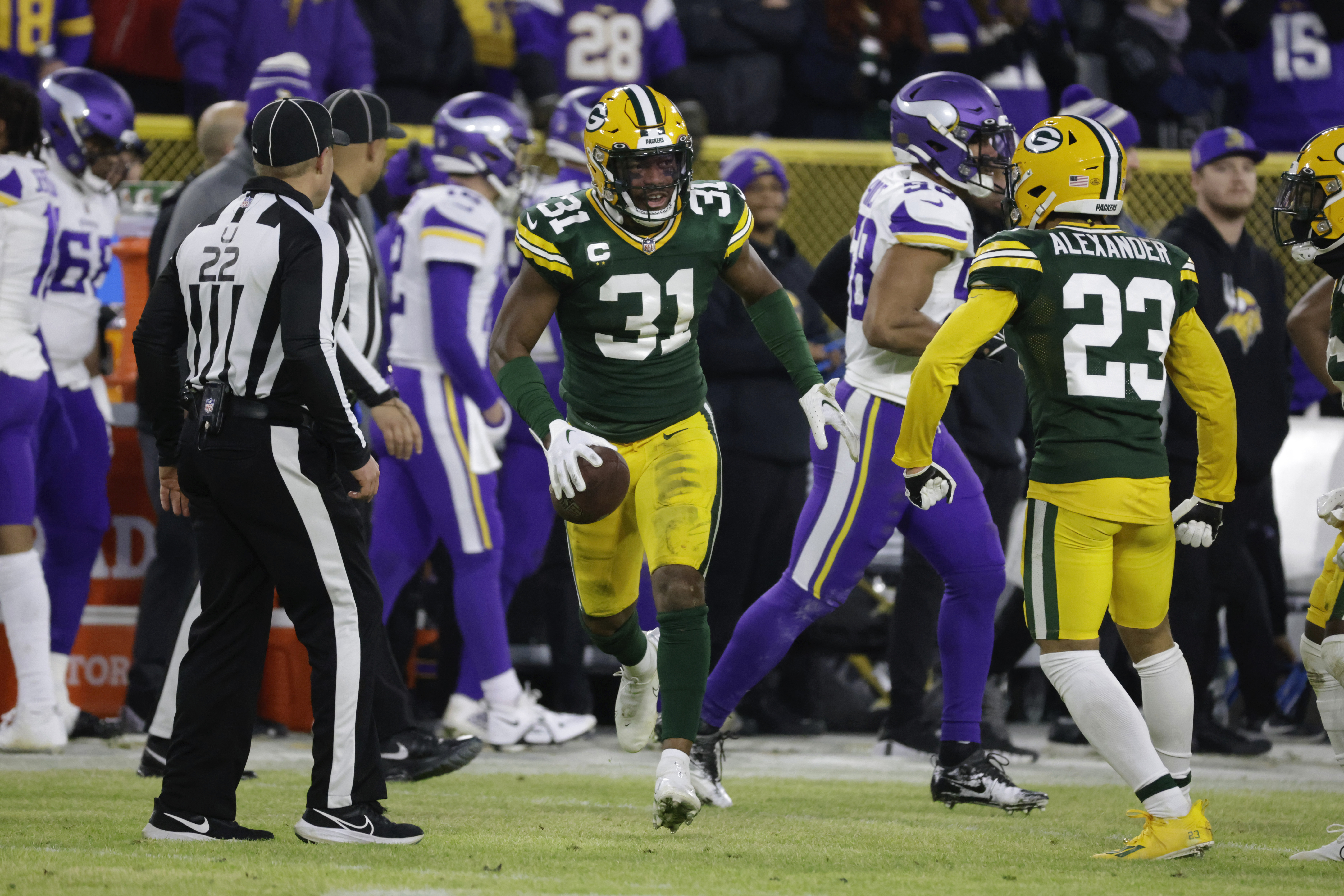 Rodgers, Packers Rout Vikings 41-17, Control Playoff Fate