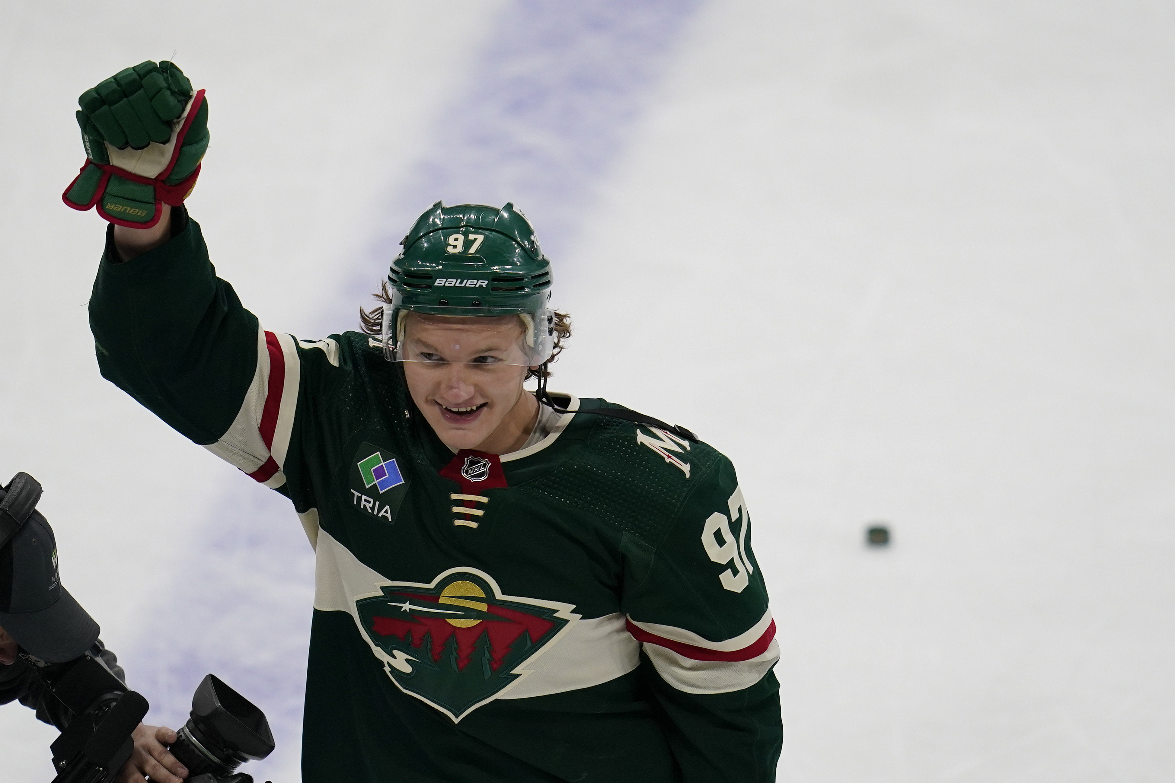 Kaprizov's hat trick lifts Wild over Blue Jackets 3-2 in OT