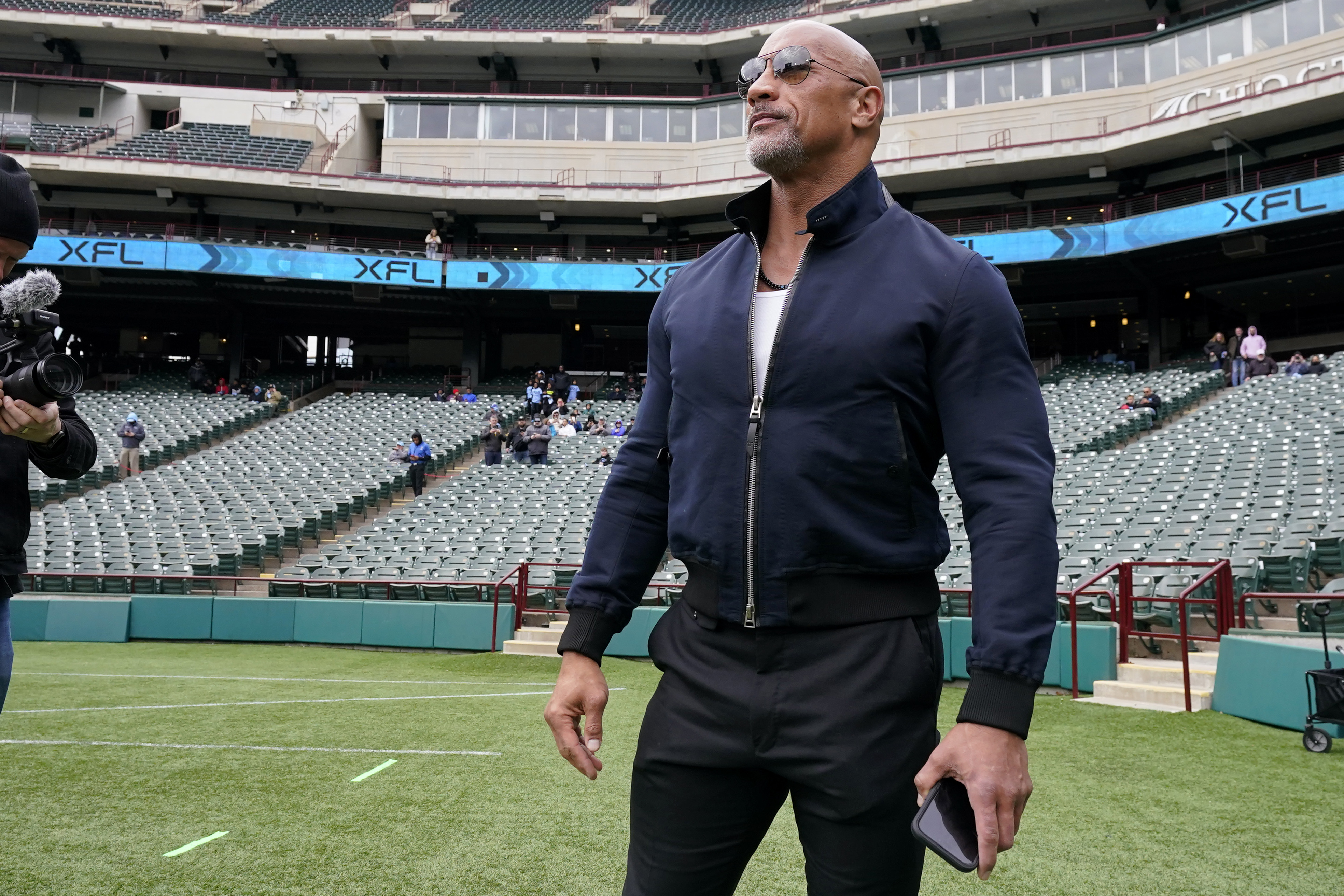 Dwayne 'The Rock' Johnson headed to Houston Roughneck's opening game