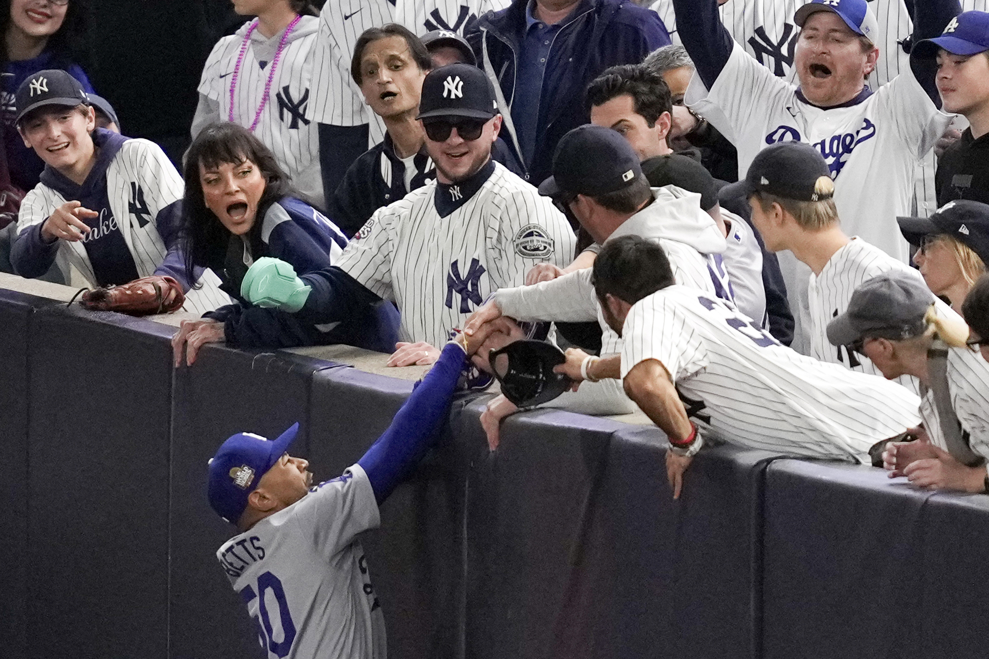 Yankees fans who interfered with Mookie Betts during World Series