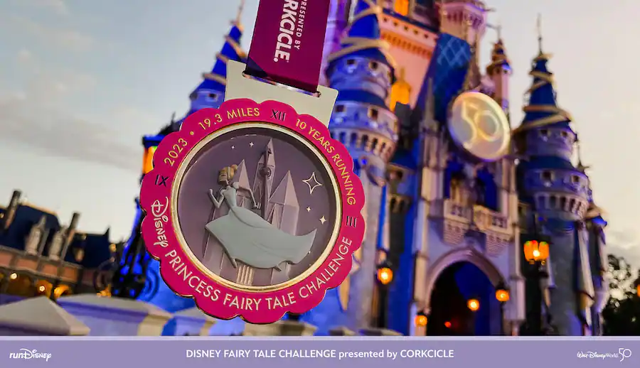 Disney reveals finisher medals for 2023 Disney Princess Half