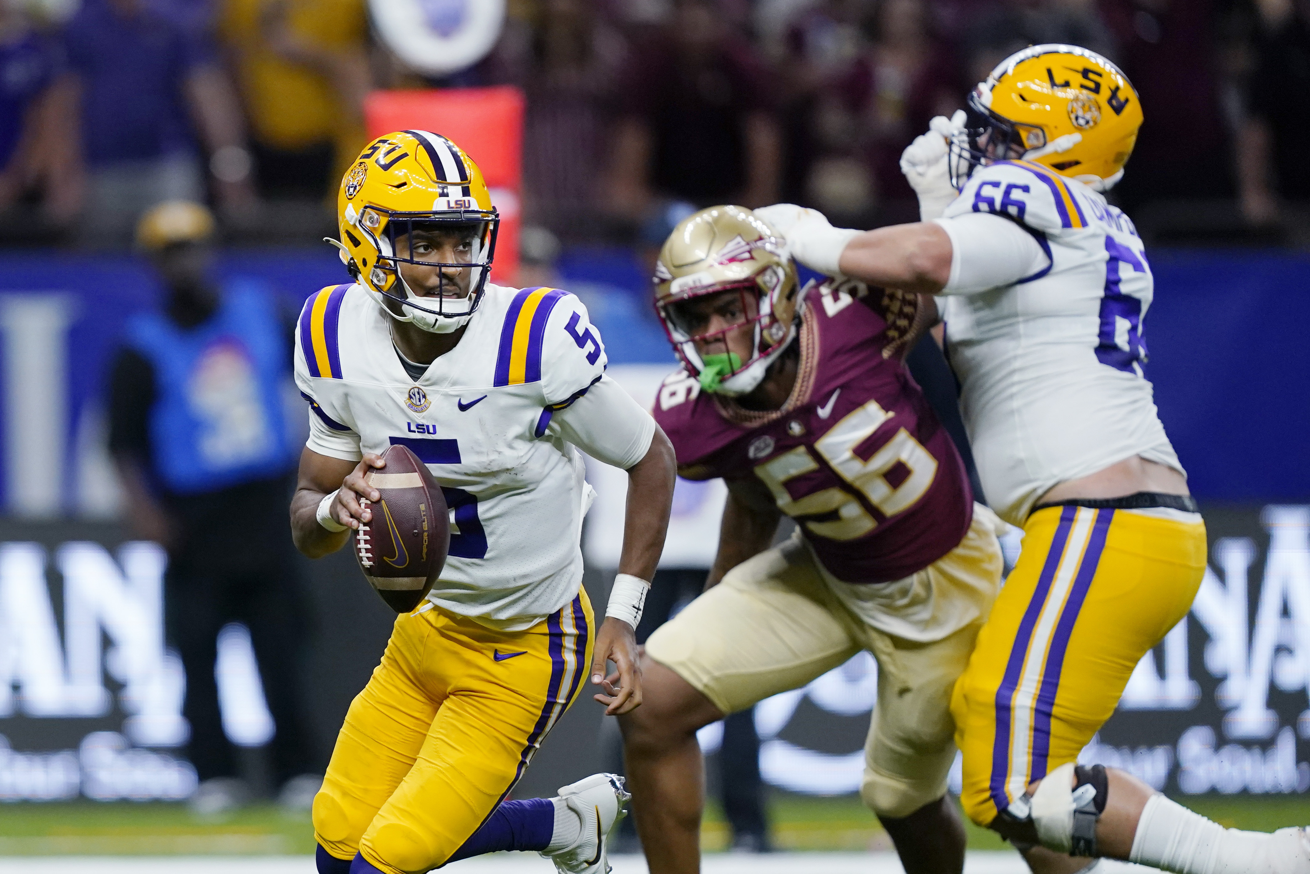 Florida State blocks PAT with no time left to beat LSU 24-23 in