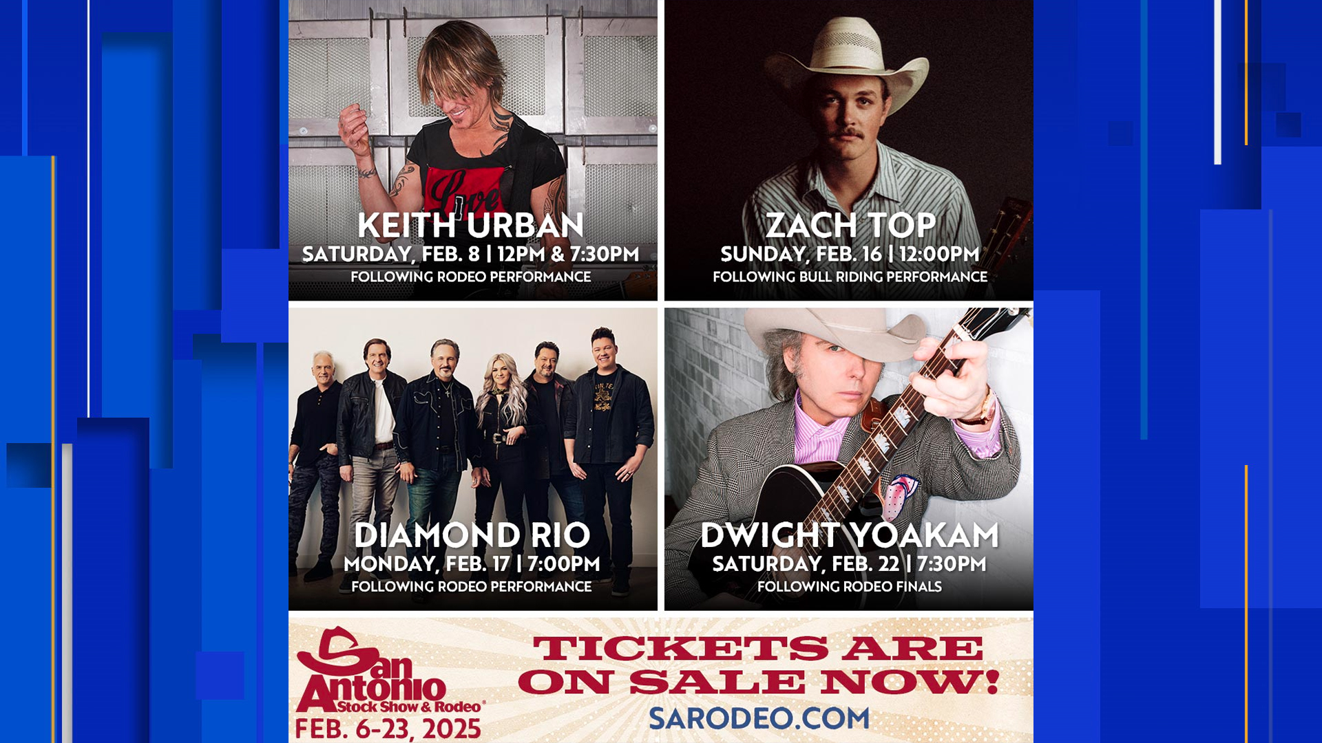 first-crop-of-performers-announced-for-2025-san-antonio-stock-show-rodeo