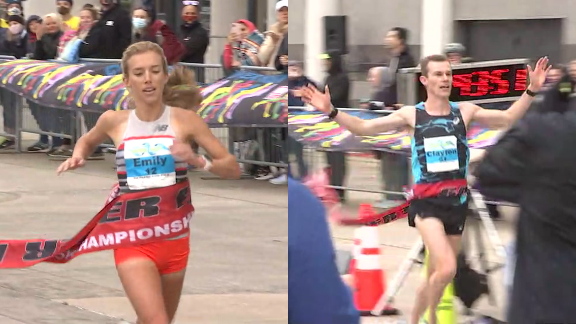 Emily Sisson Clayton Young Win Gate River Run