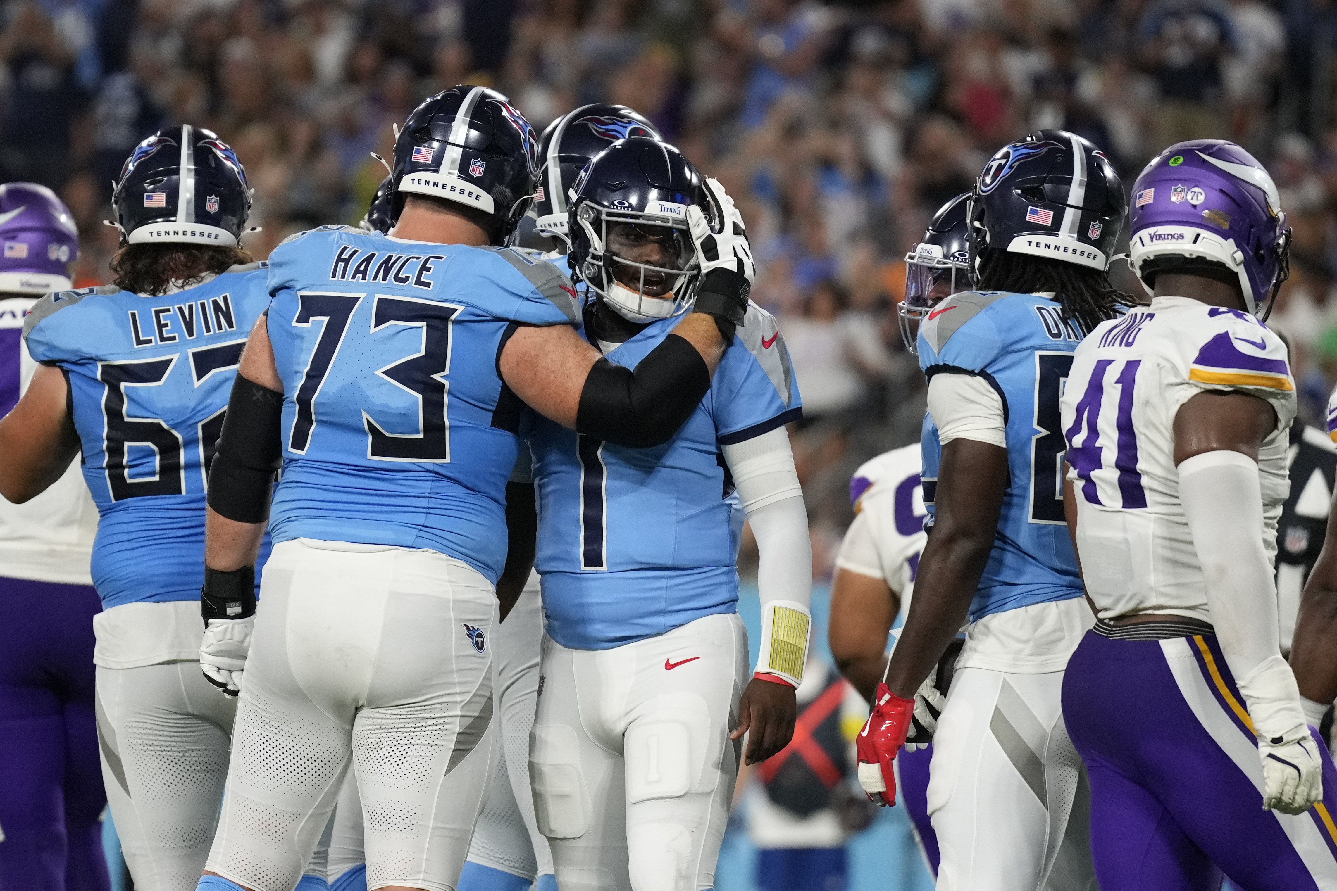 Cam Ward's first NFL touchdown will have to wait as Titans beat