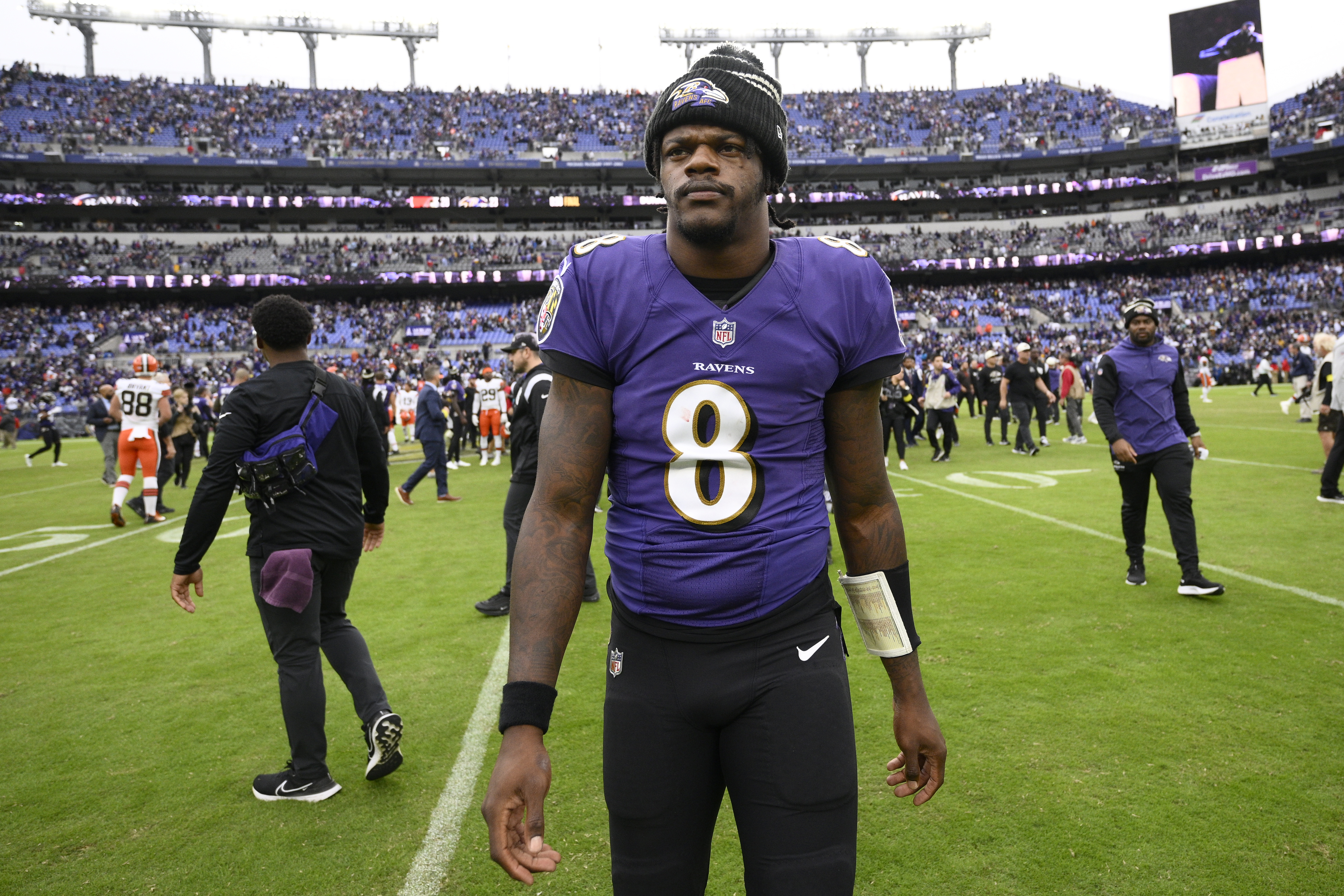 Ravens QB Lamar Jackson says he has requested a trade, tweets team