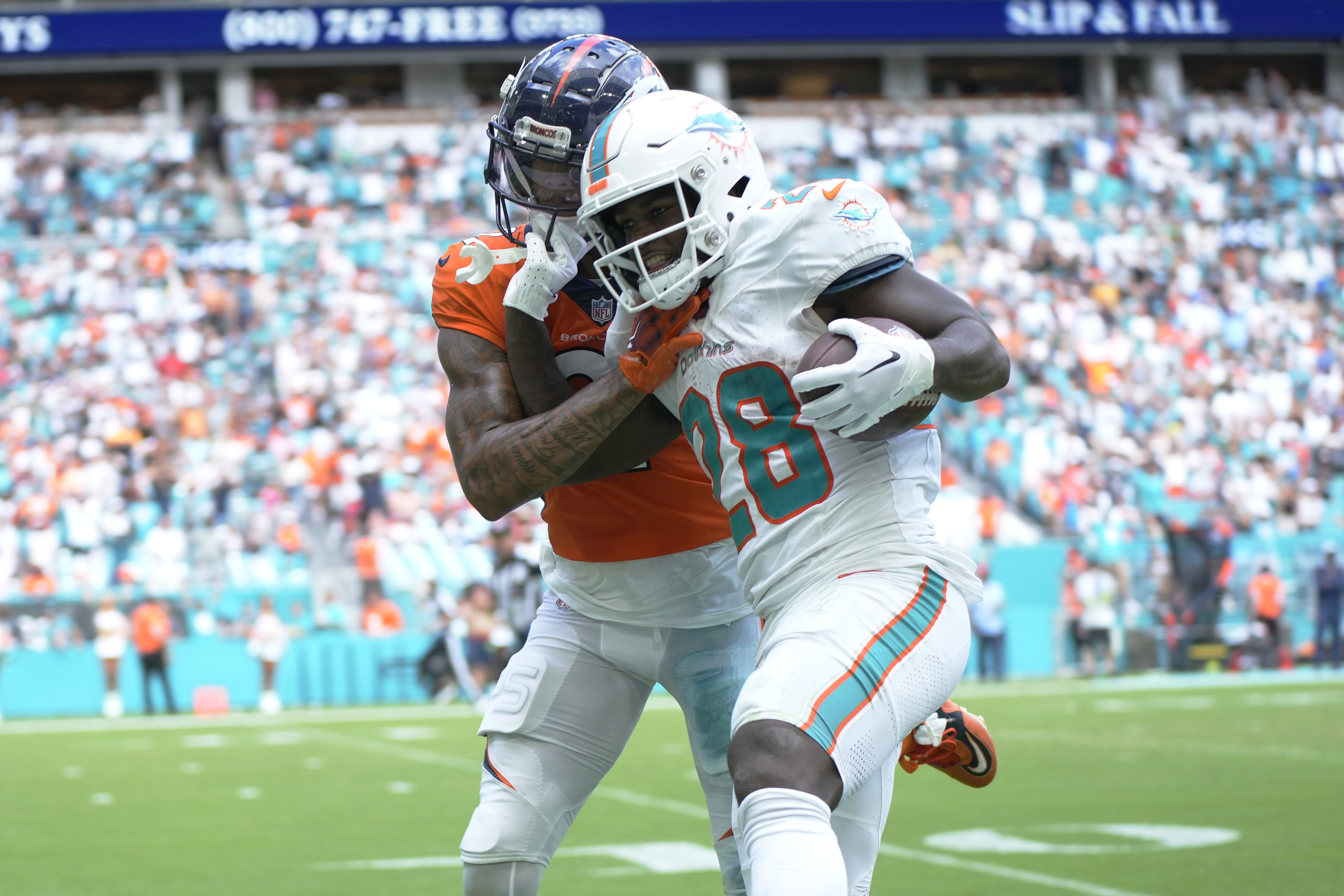 Heroes, Zeros from Broncos' loss to Dolphins: Marvin Mims Jr. stands alone