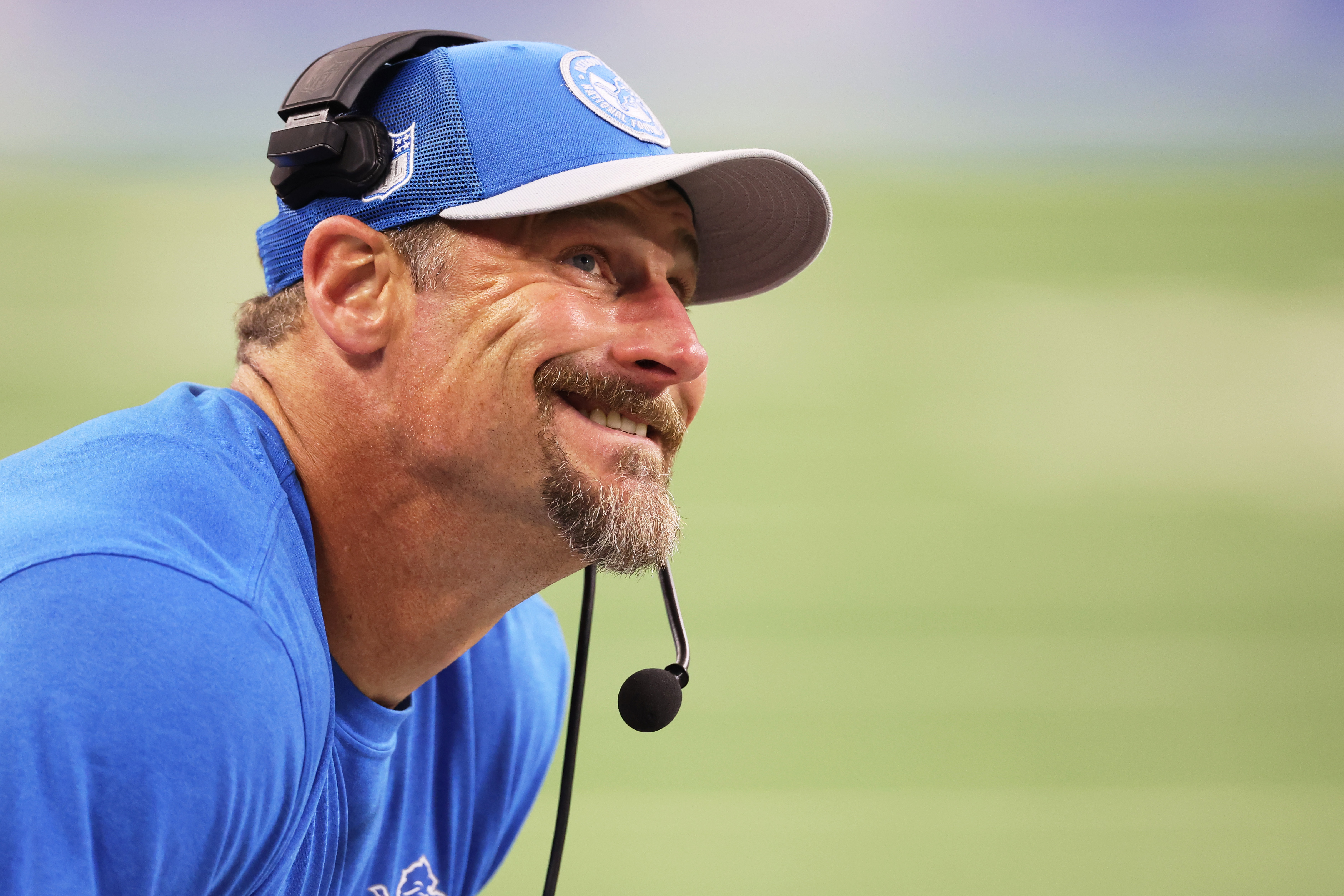 Lions head coach Dan Campbell said the NFL wouldn't let him have a