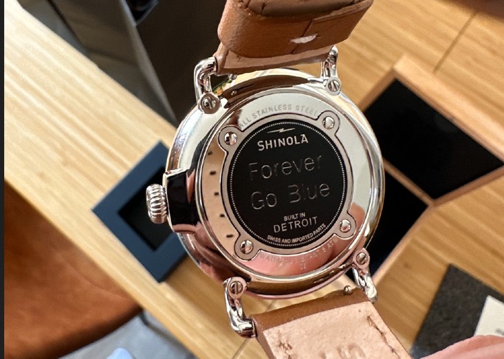 Msu discount shinola watch