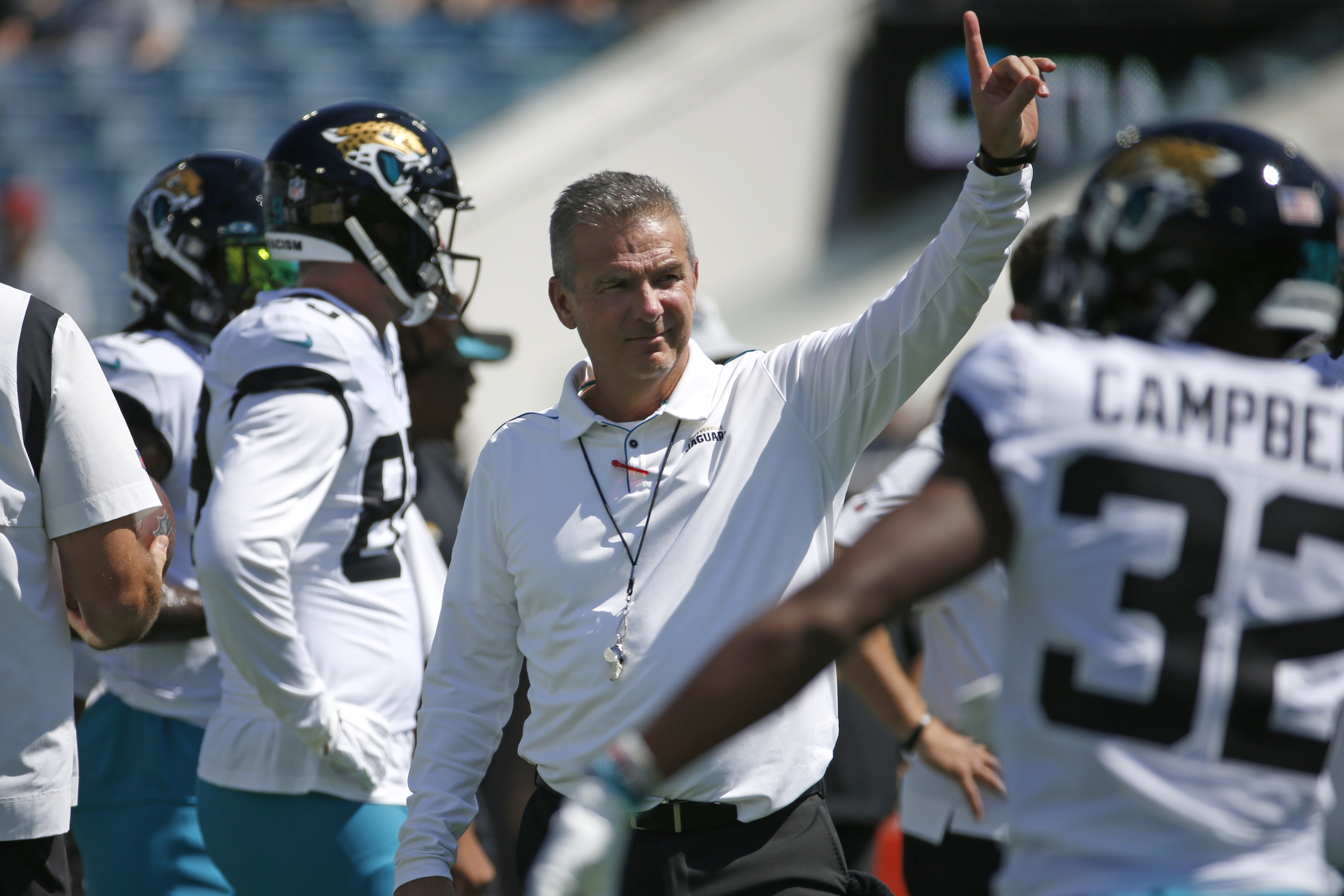 Jacksonville Jaguars cornerback C.J. Henderson jars ball free from