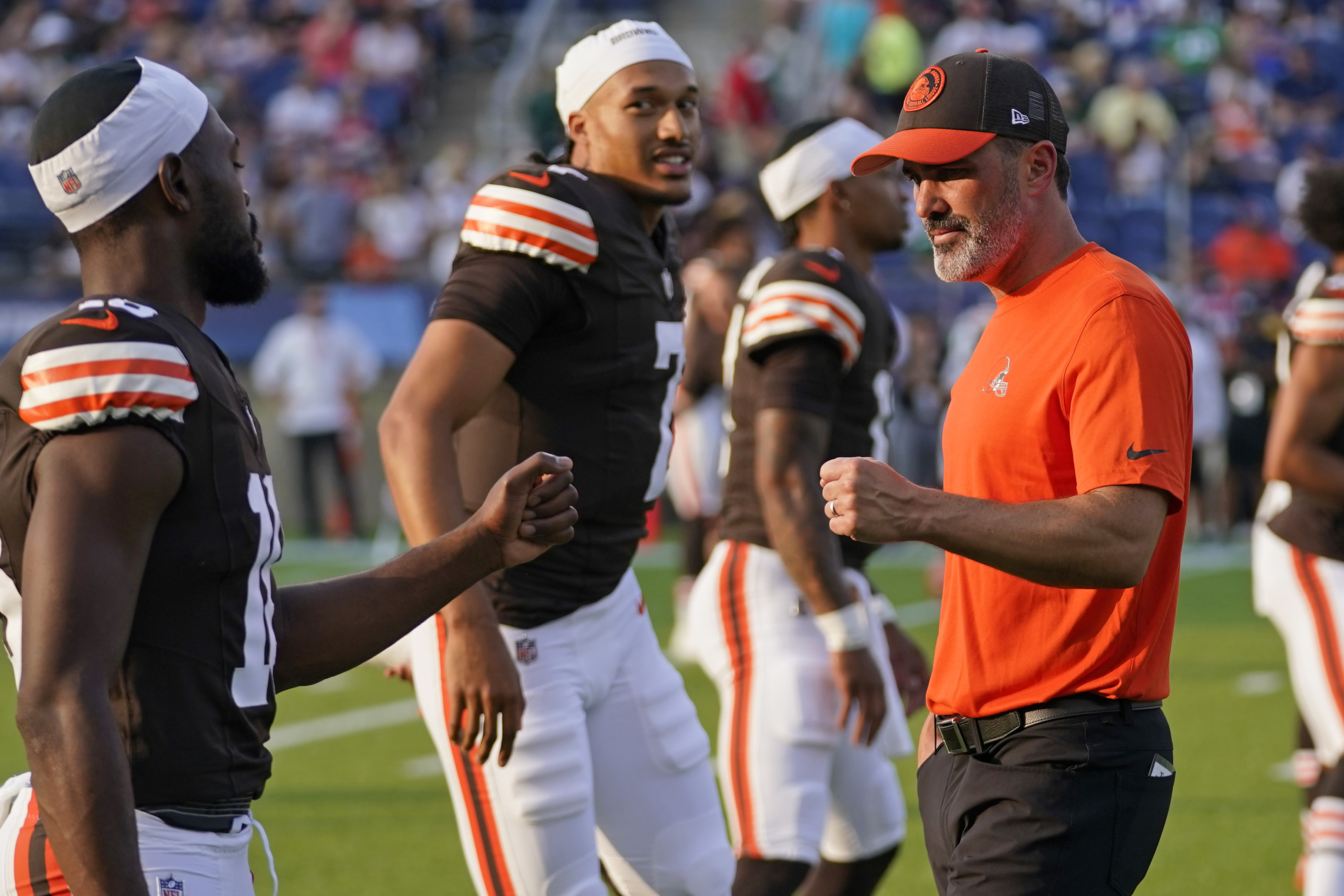 With Aaron Rodgers watching from the sidelines, New York Jets fall to  Cleveland Browns in Hall of Fame game