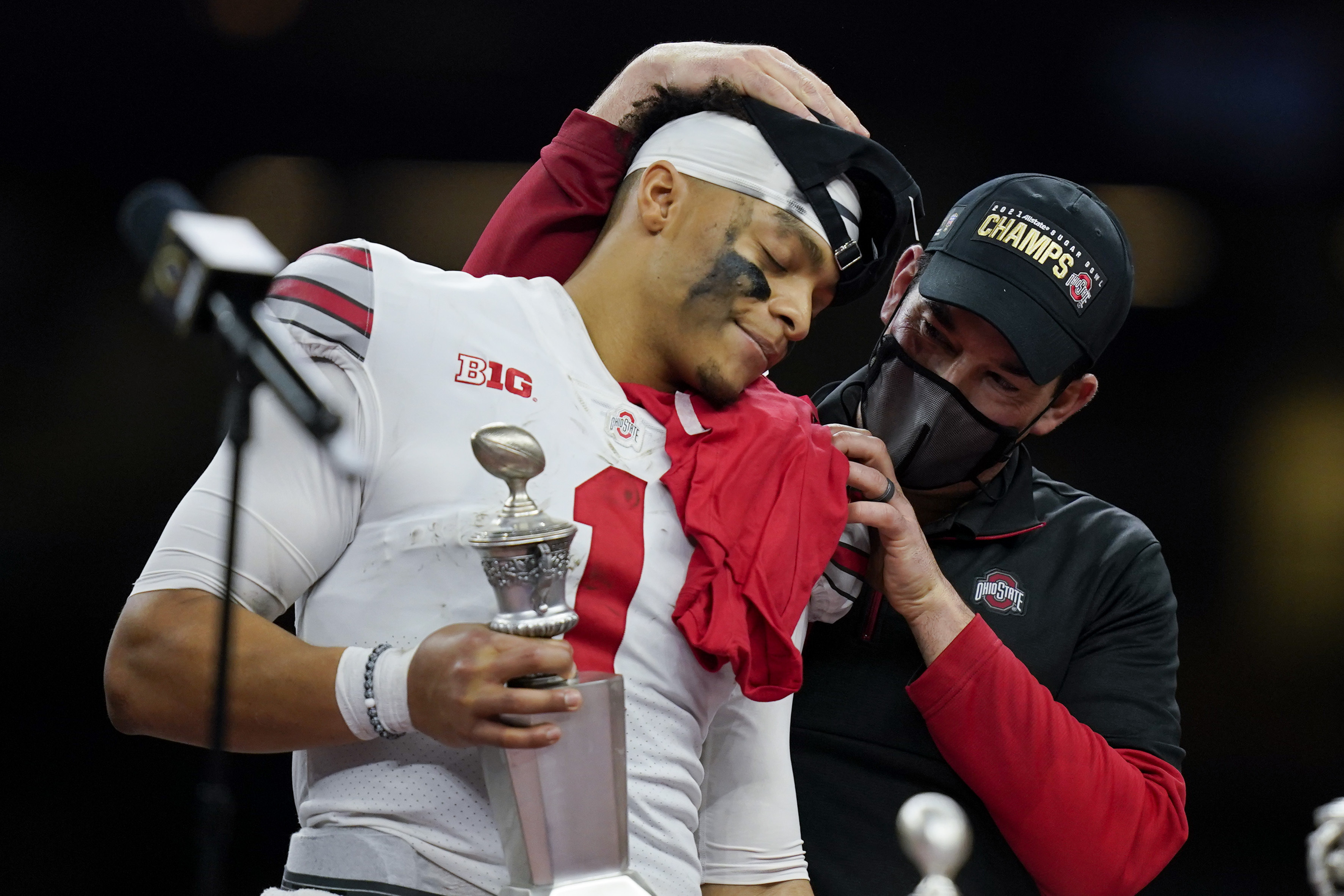 The Football Fever: Ohio State coach Day expects QB Fields to play vs  Alabama