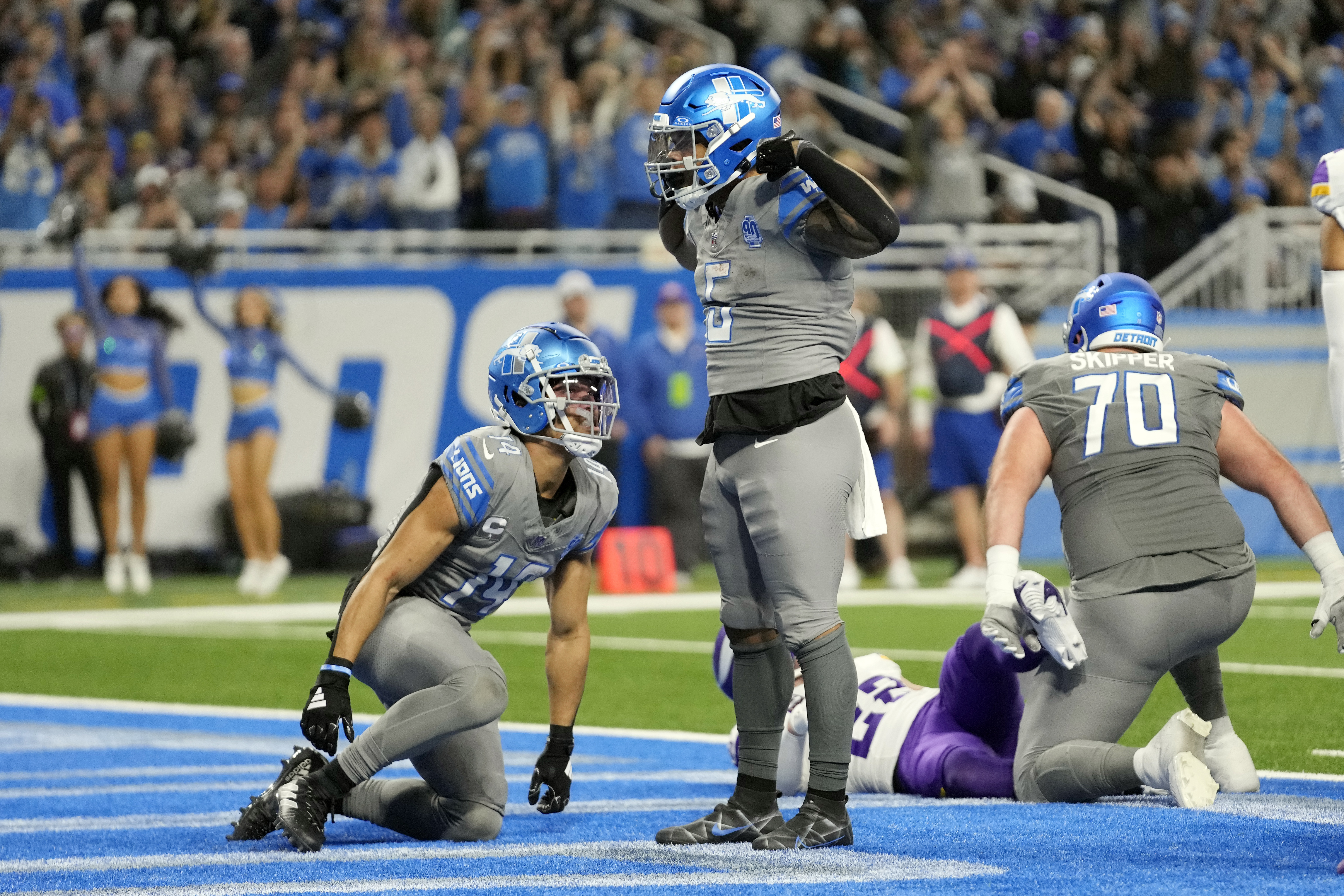 Detroit Lions not only got their first win. They won for Oxford