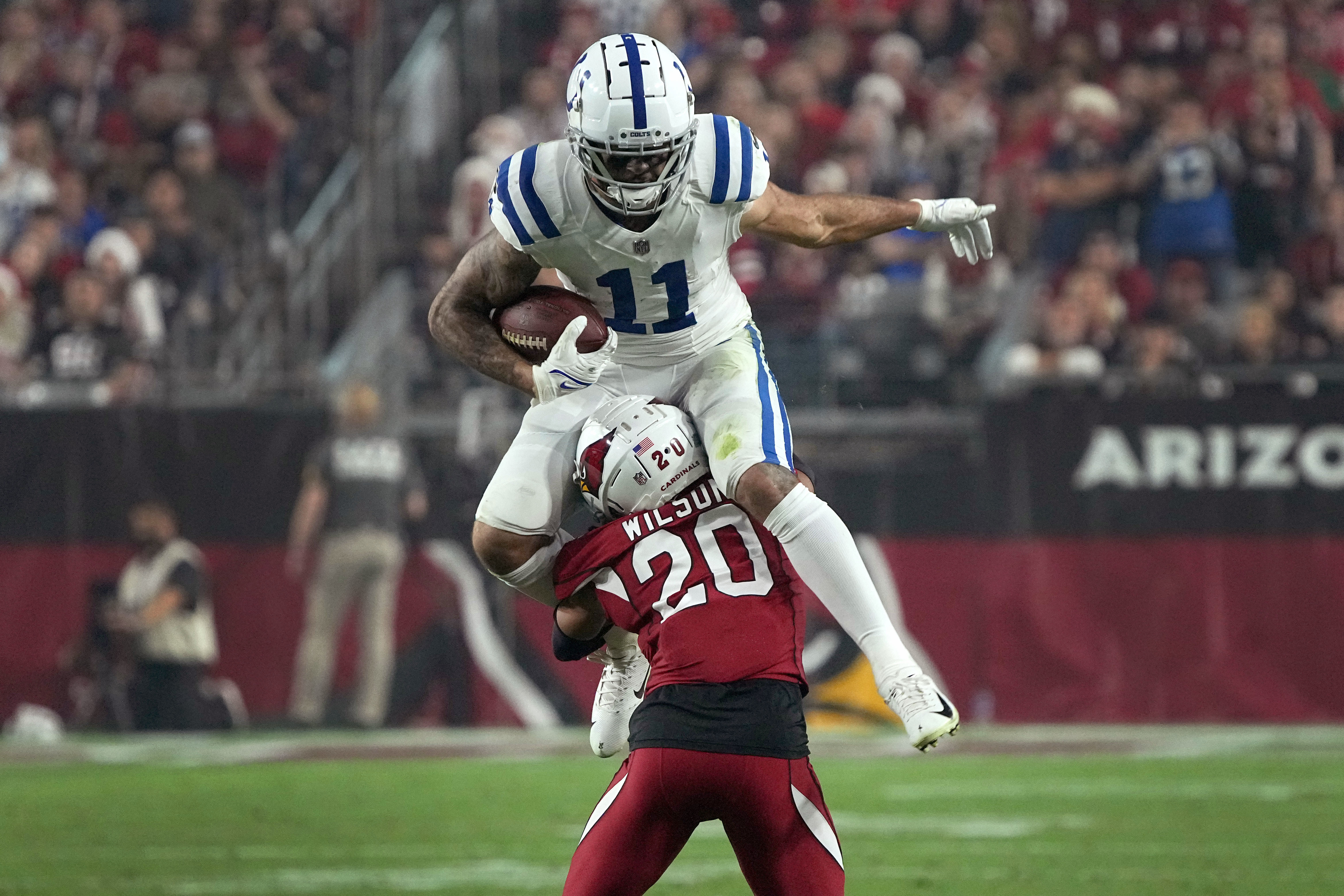 Banged-up Colts shrug off injuries, beat Cardinals 22-16 on Christmas