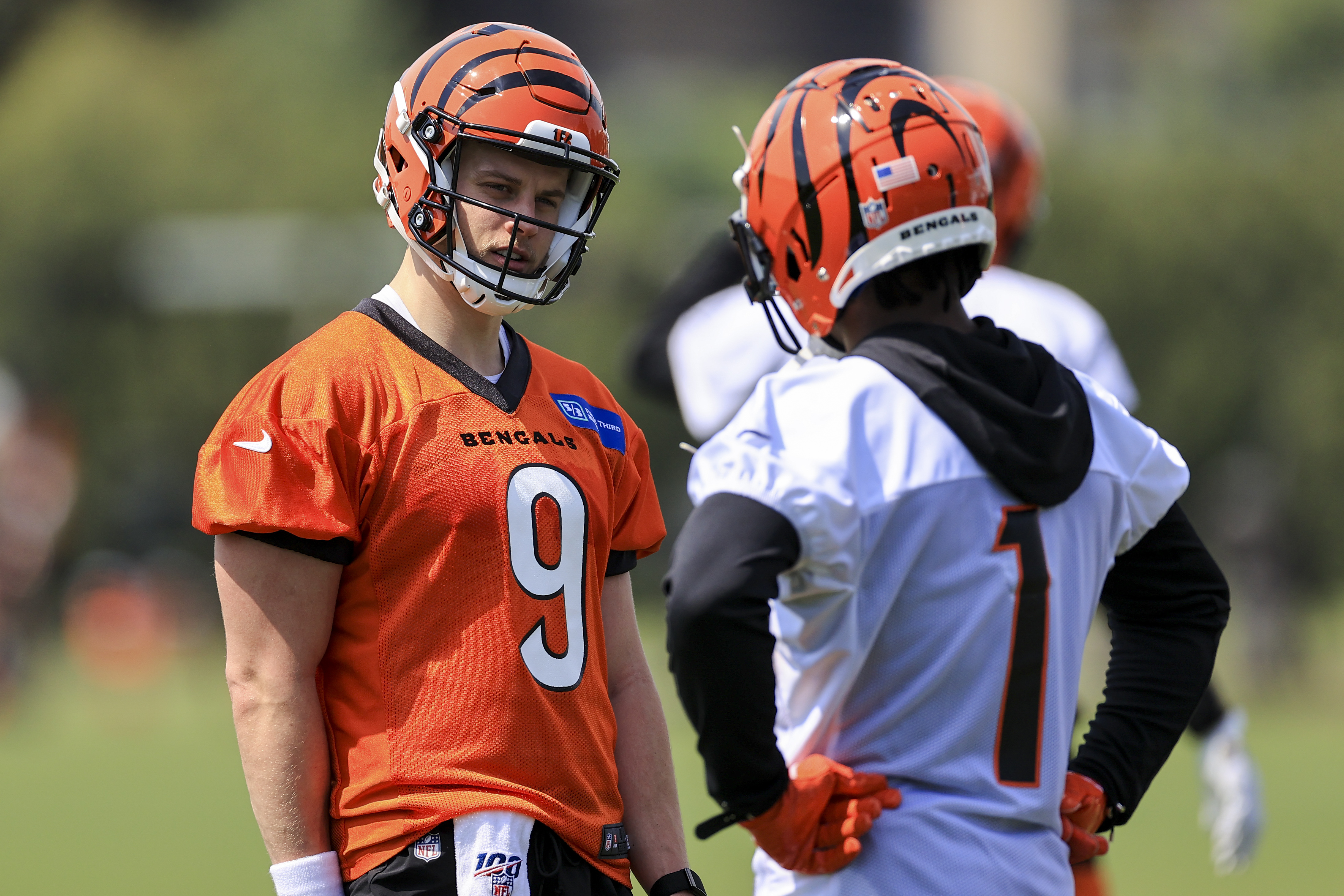 Cincinnati Bengals quarterback Joe Burrow looks for a Hollywood