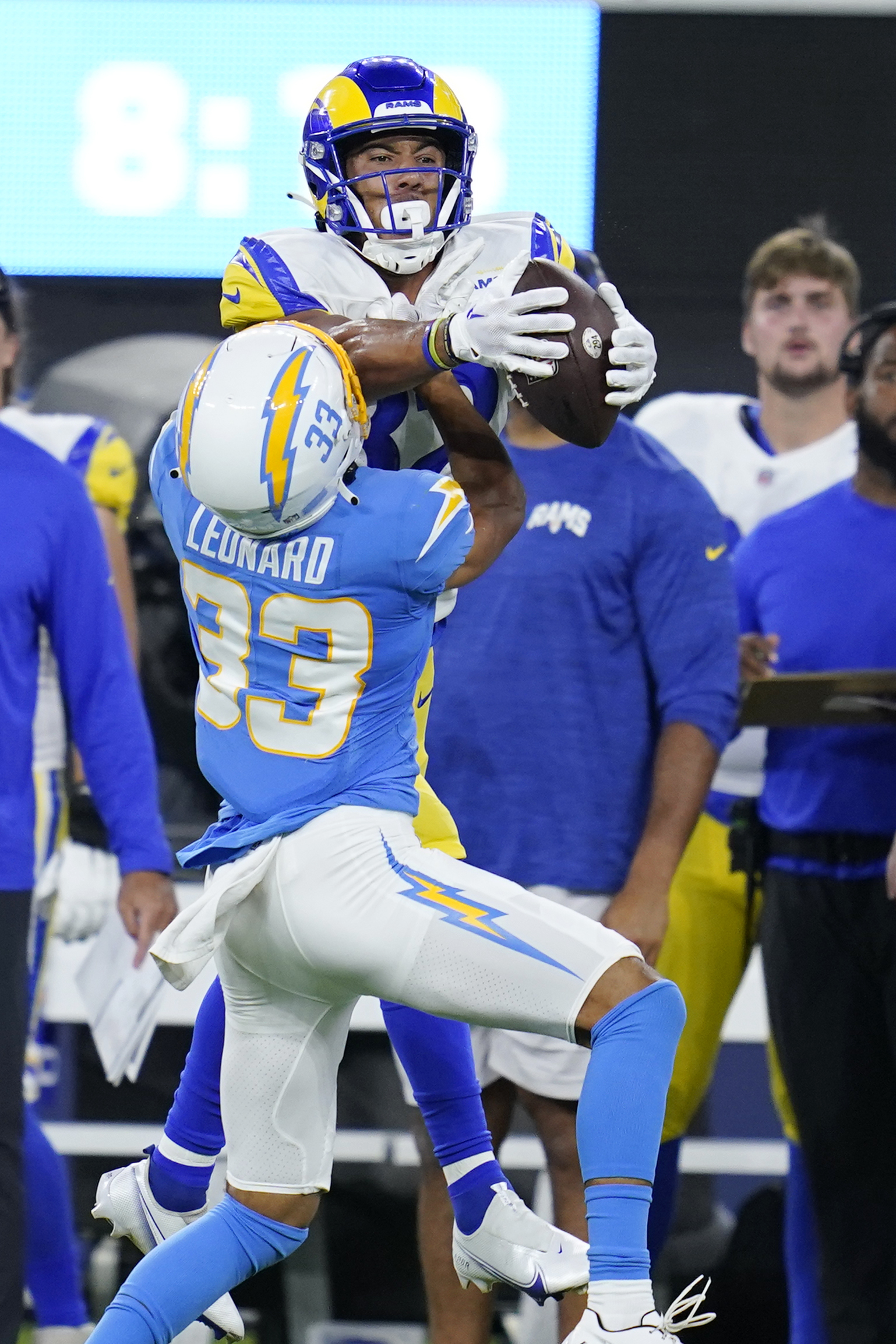 Perkins-McCutcheon connection leads Rams over Chargers 29-22