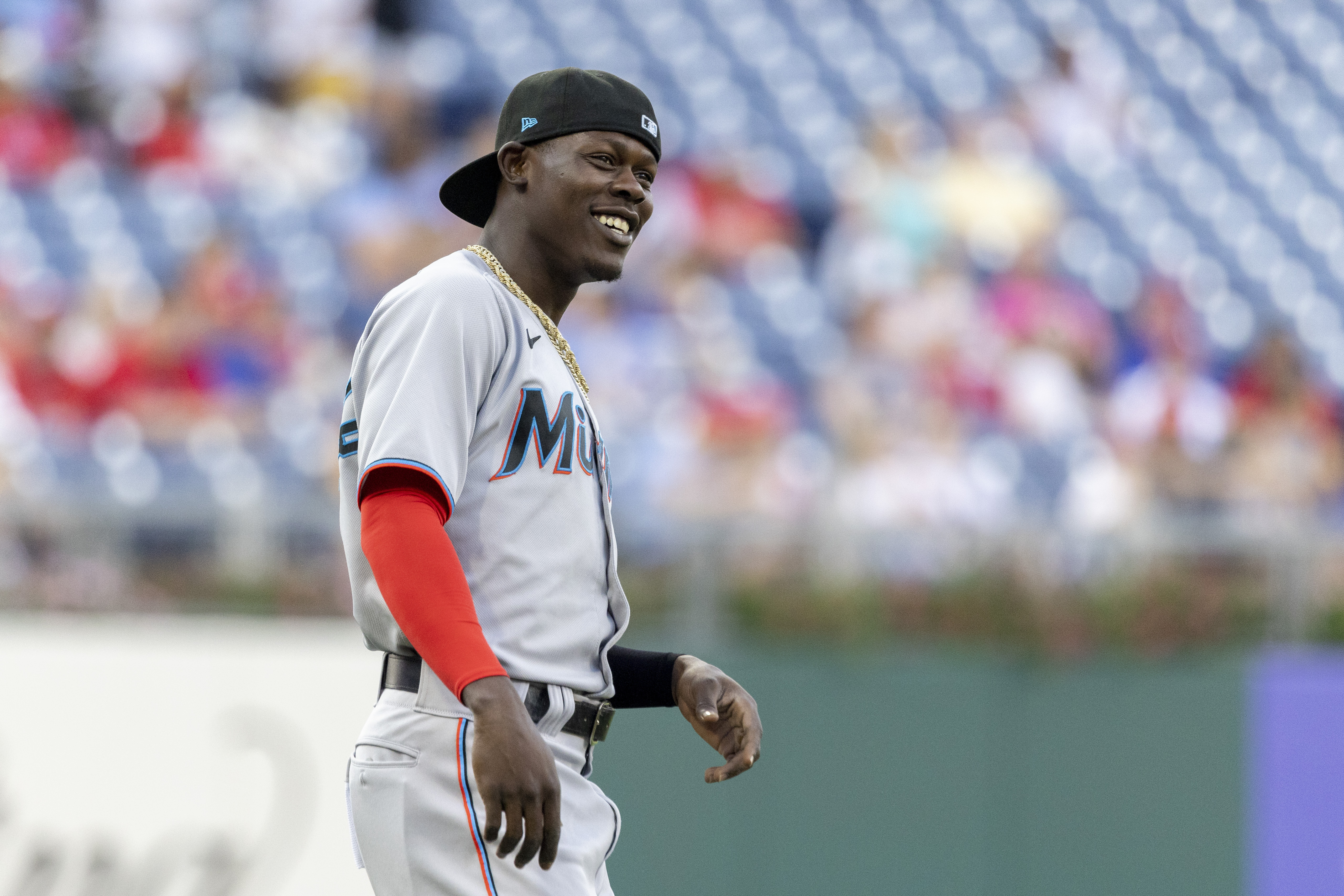 Marlins' Jazz Chisholm Jr. back on injured list, this time with