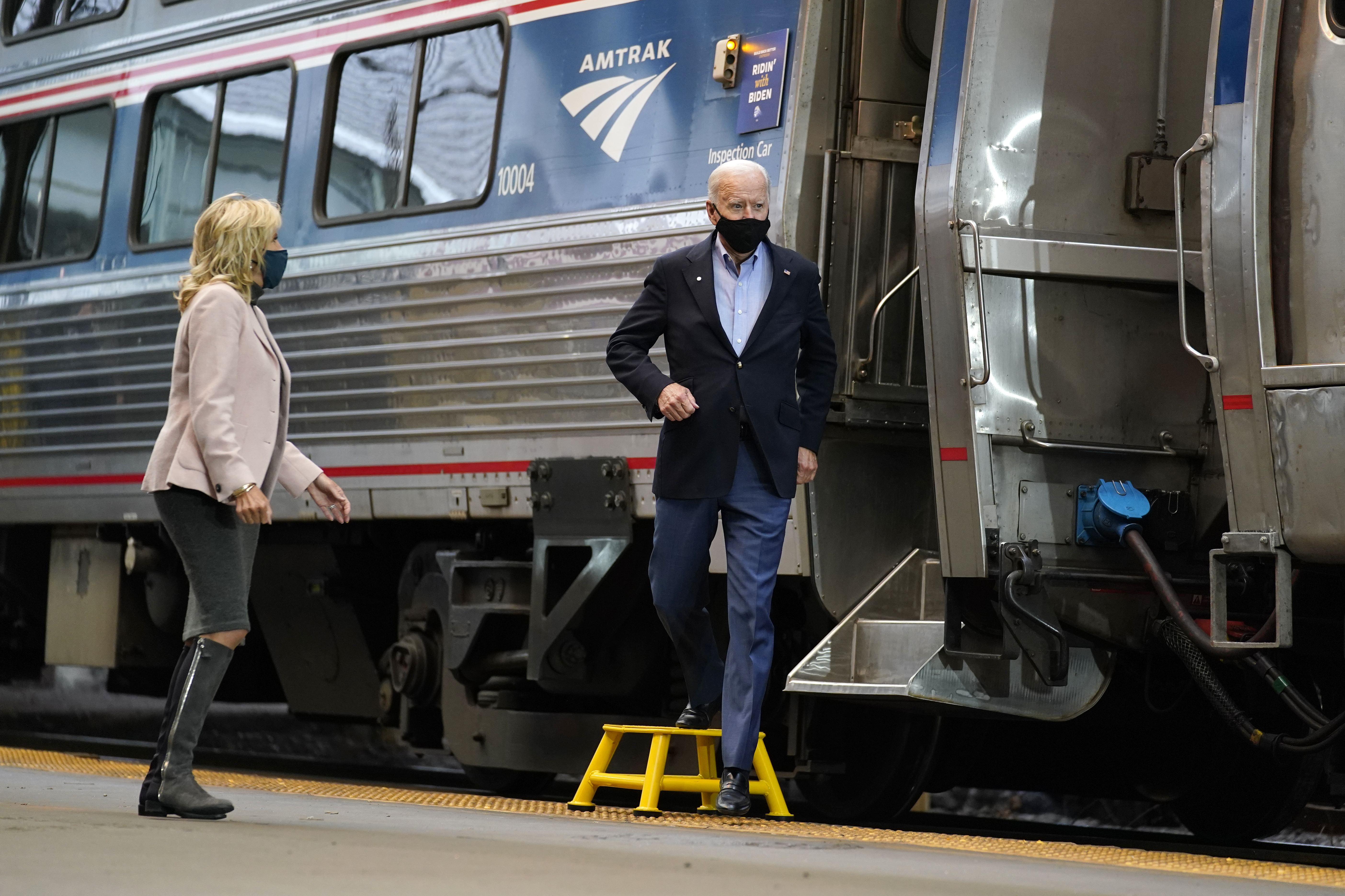 Amtrak rider-in-chief Biden embarks on Rust Belt train tour