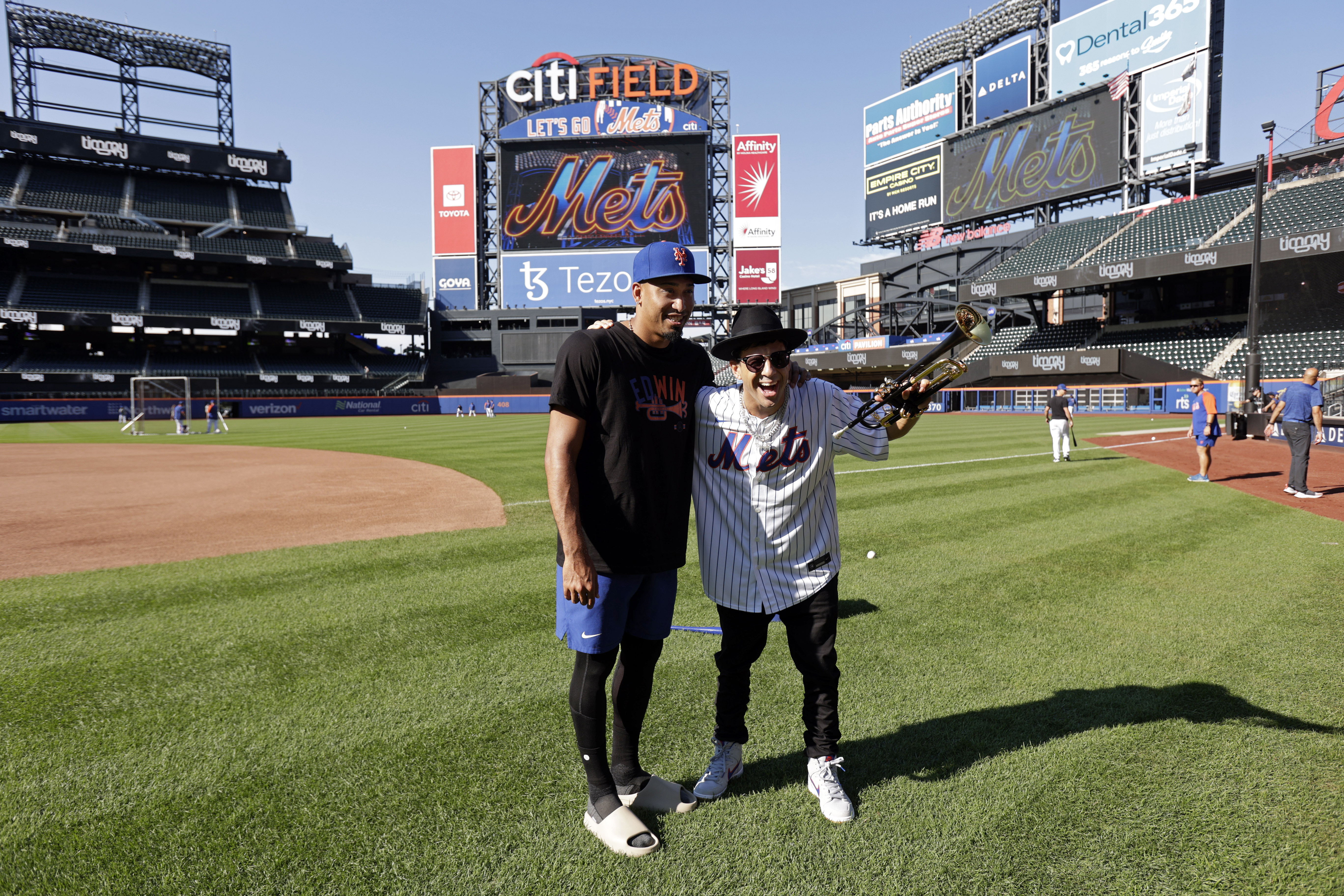 Timmy Trumpet, Edwin Díaz meet at Mets game