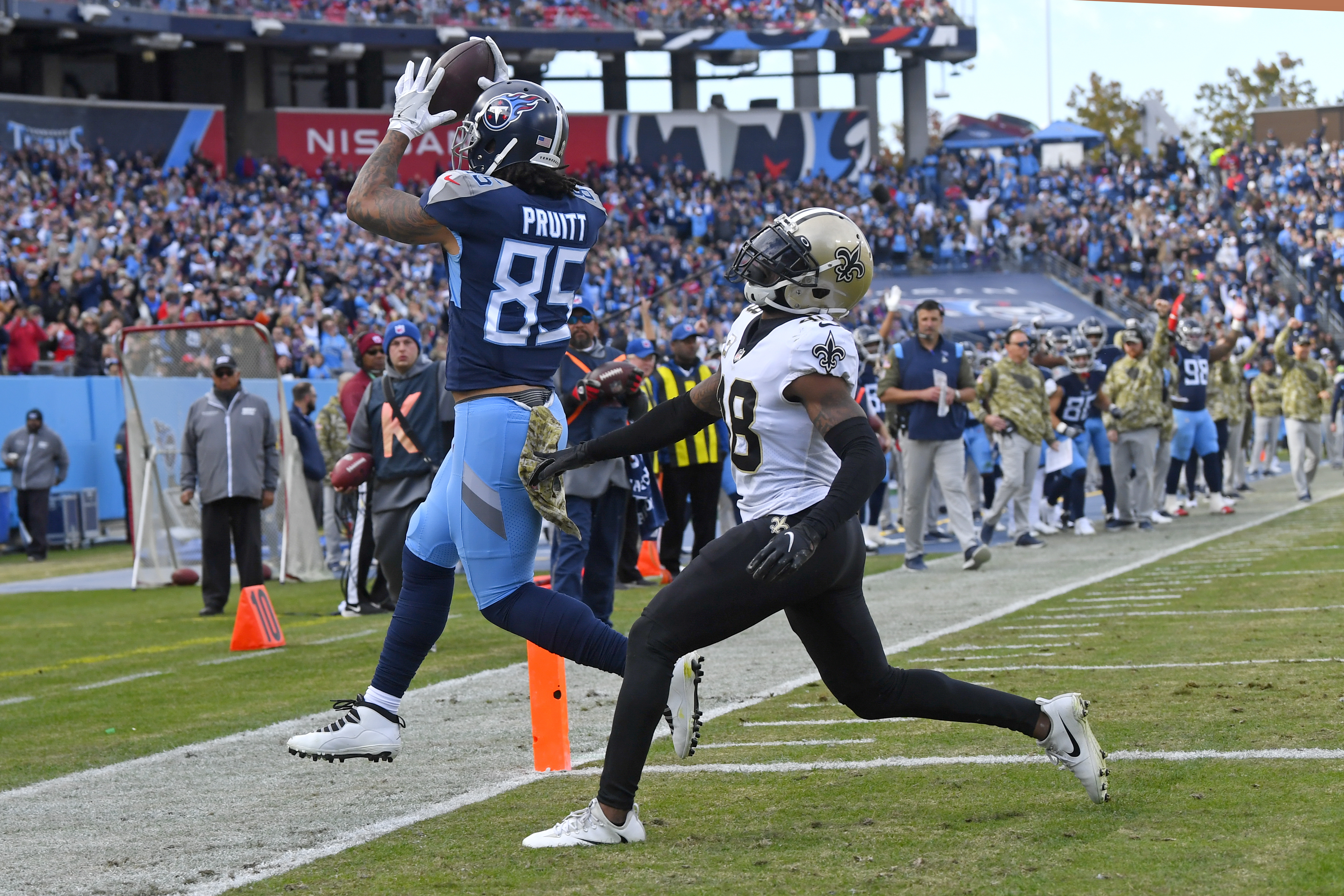 Social media reacts to Tennessee Titans' 23-21 win over Saints